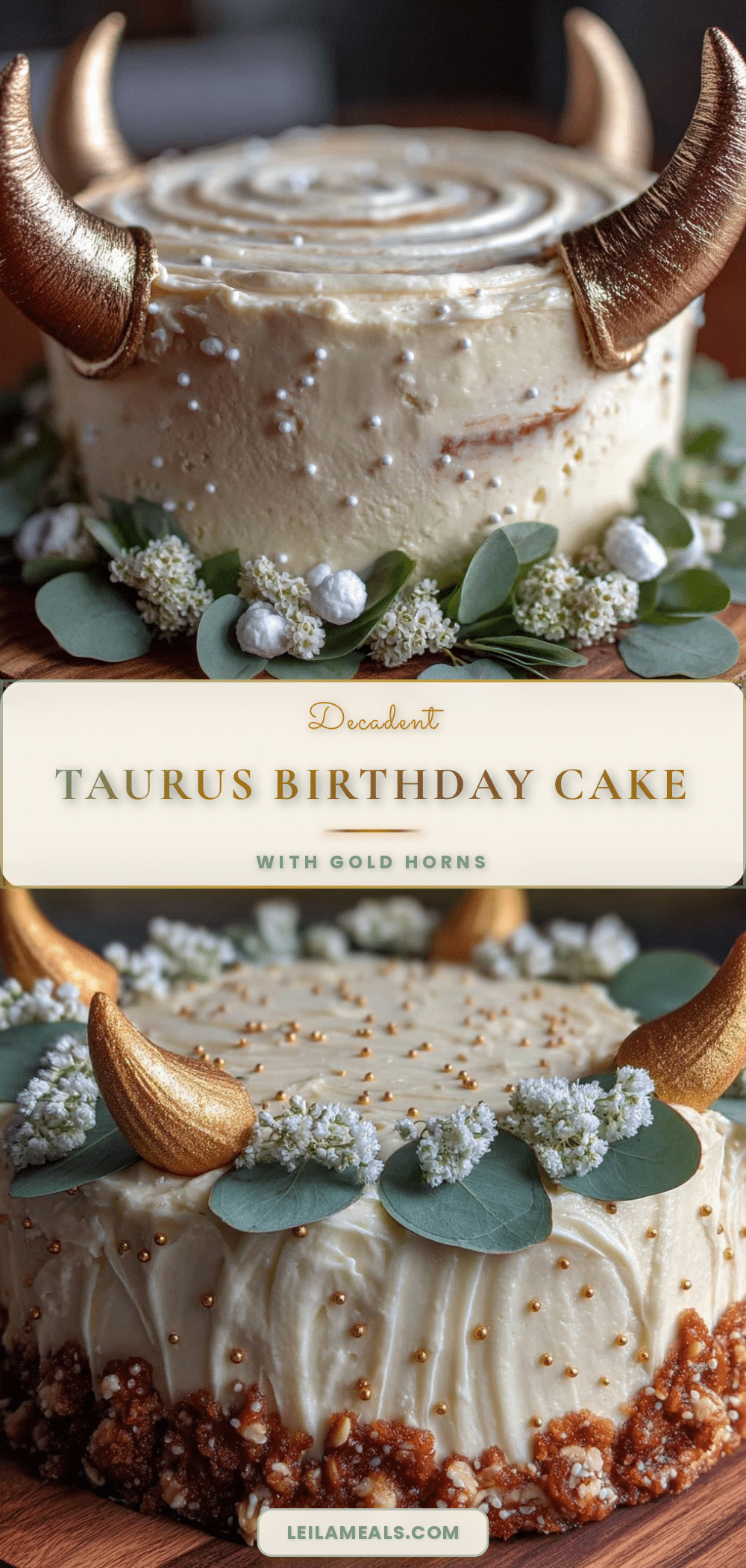 Taurus birthday cake recipe