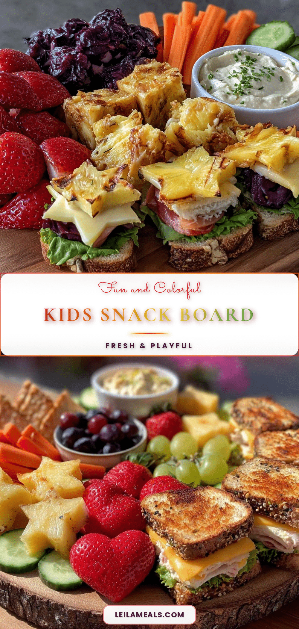 wholesome kids snack board recipe