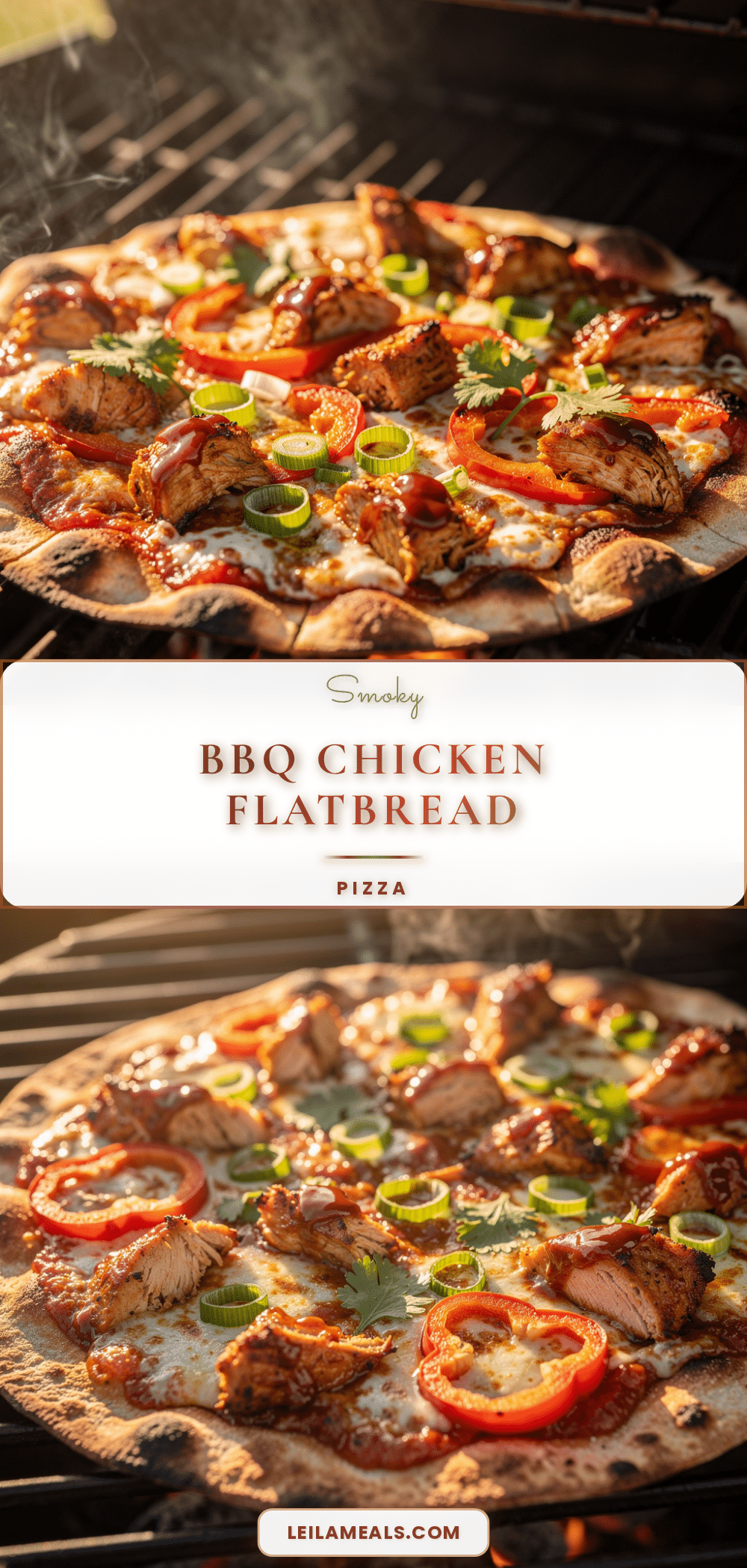 BBQ Chicken Flatbread Pizza recipe
