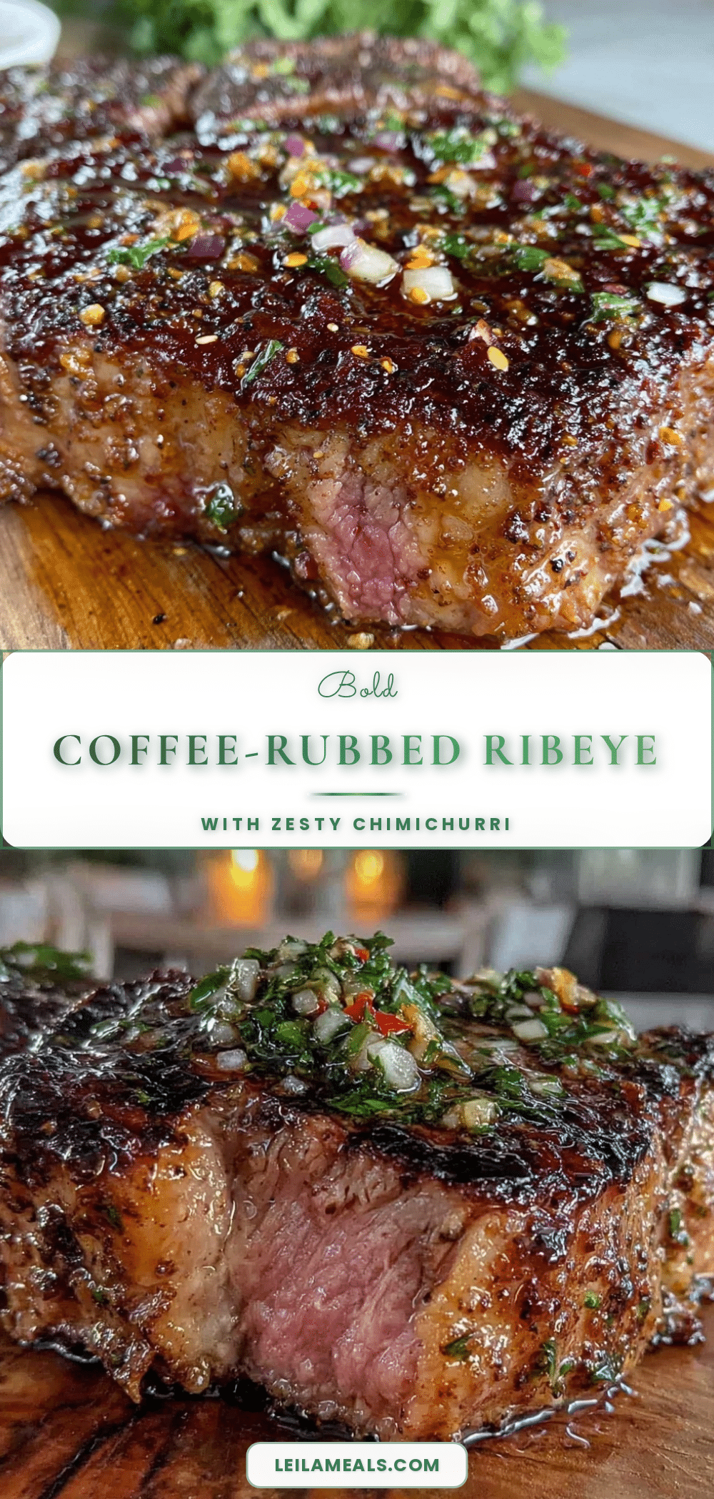 coffee-rubbed ribeye steak recipe