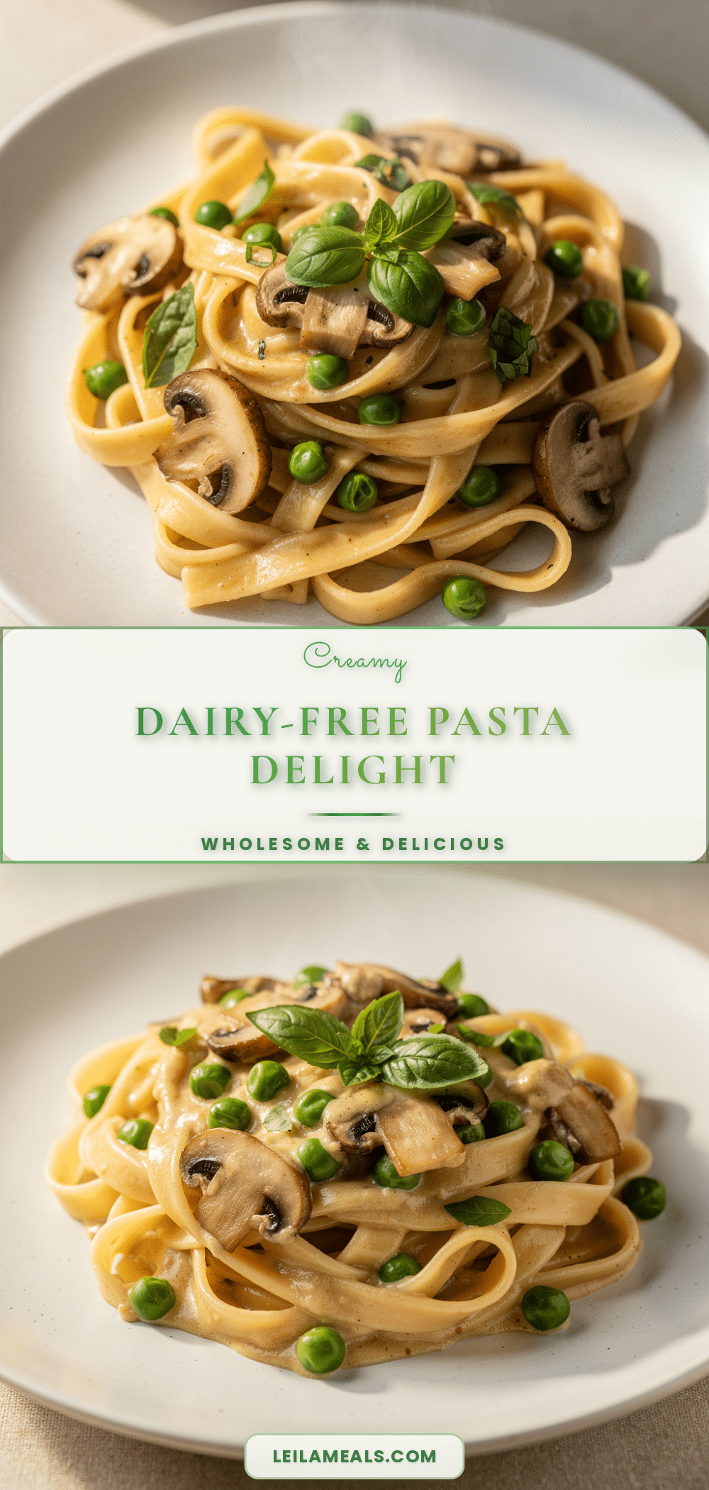 creamy dairy-free pasta delight recipe