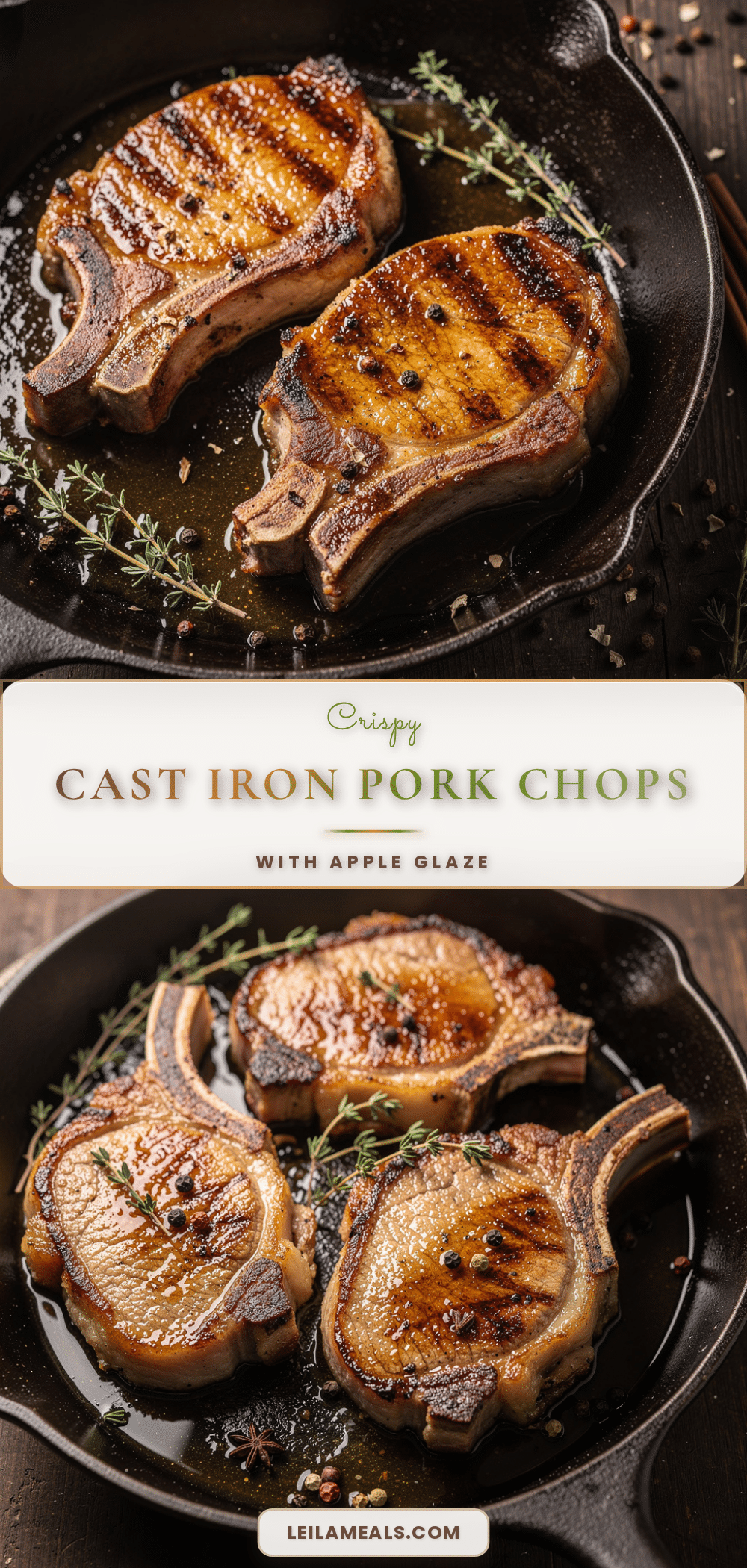 crispy bone-in pork chops recipe