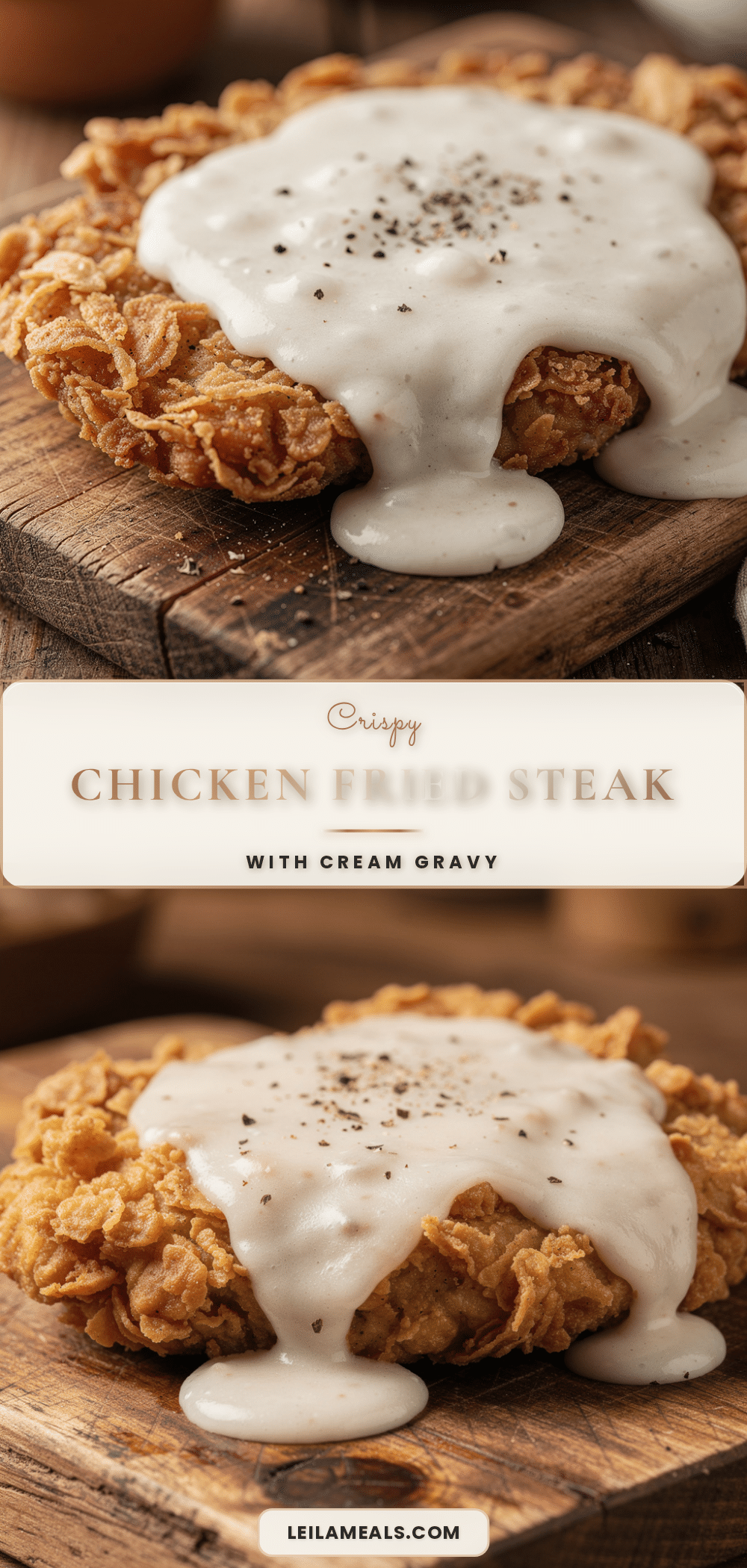 crispy chicken fried steak recipe