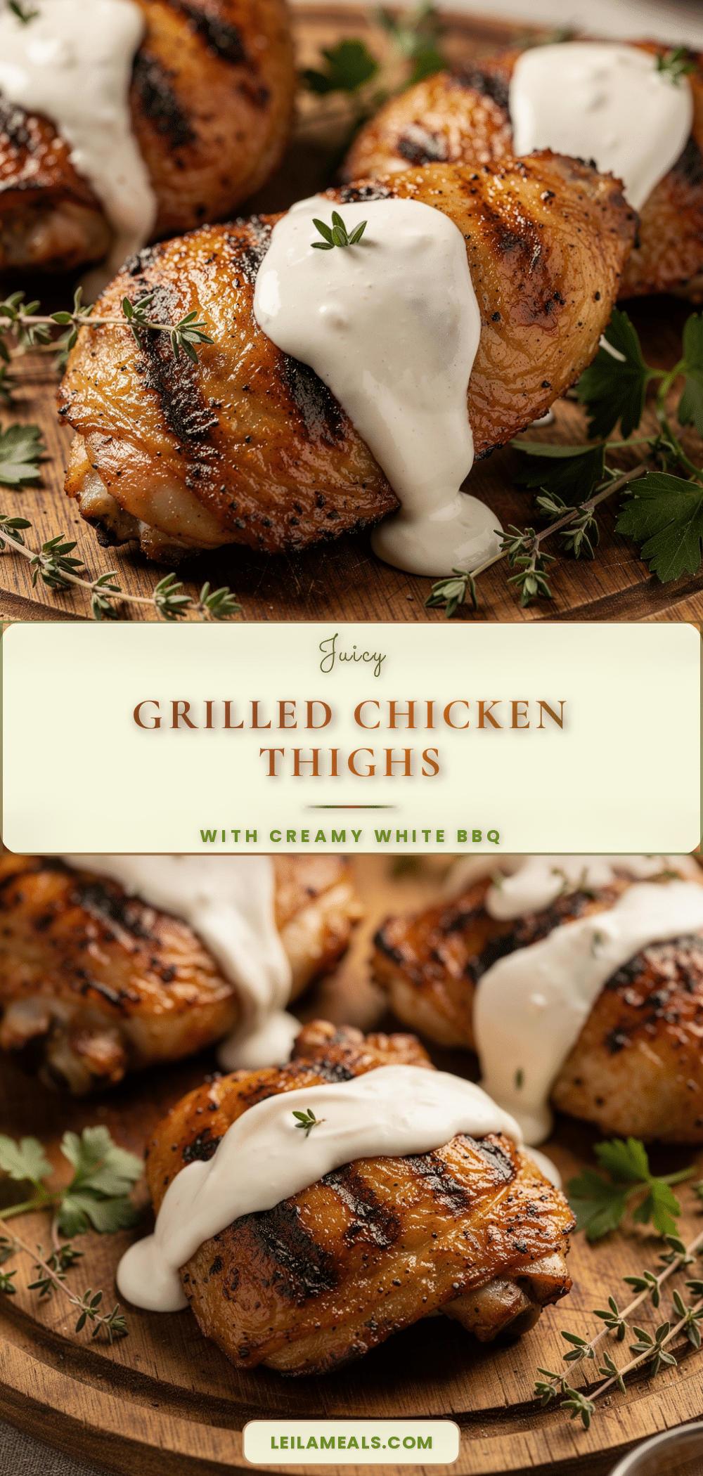 crispy grilled chicken thighs recipe
