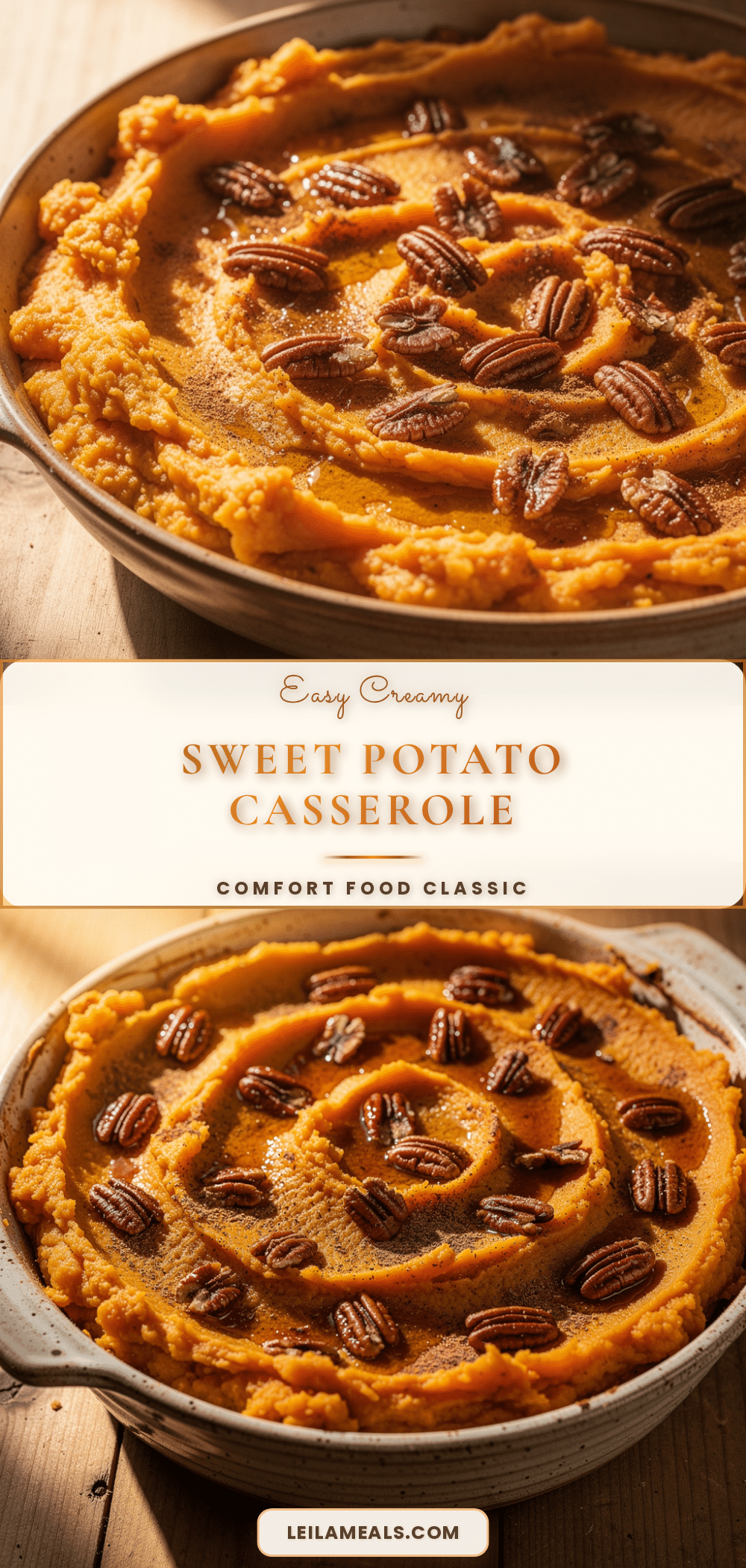 easy creamy sweet potato casserole without marshmallows recipe