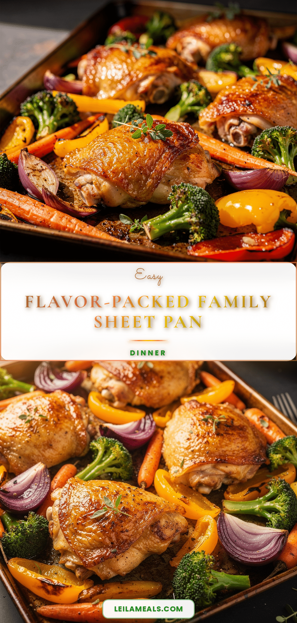 family sheet pan dinner recipe
