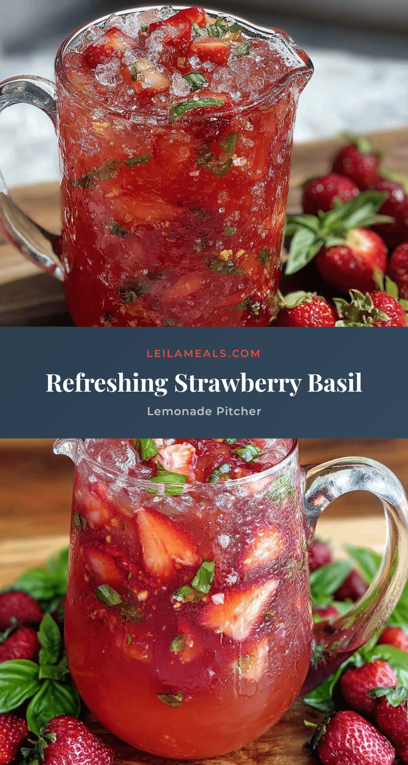 fresh strawberry basil lemonade recipe