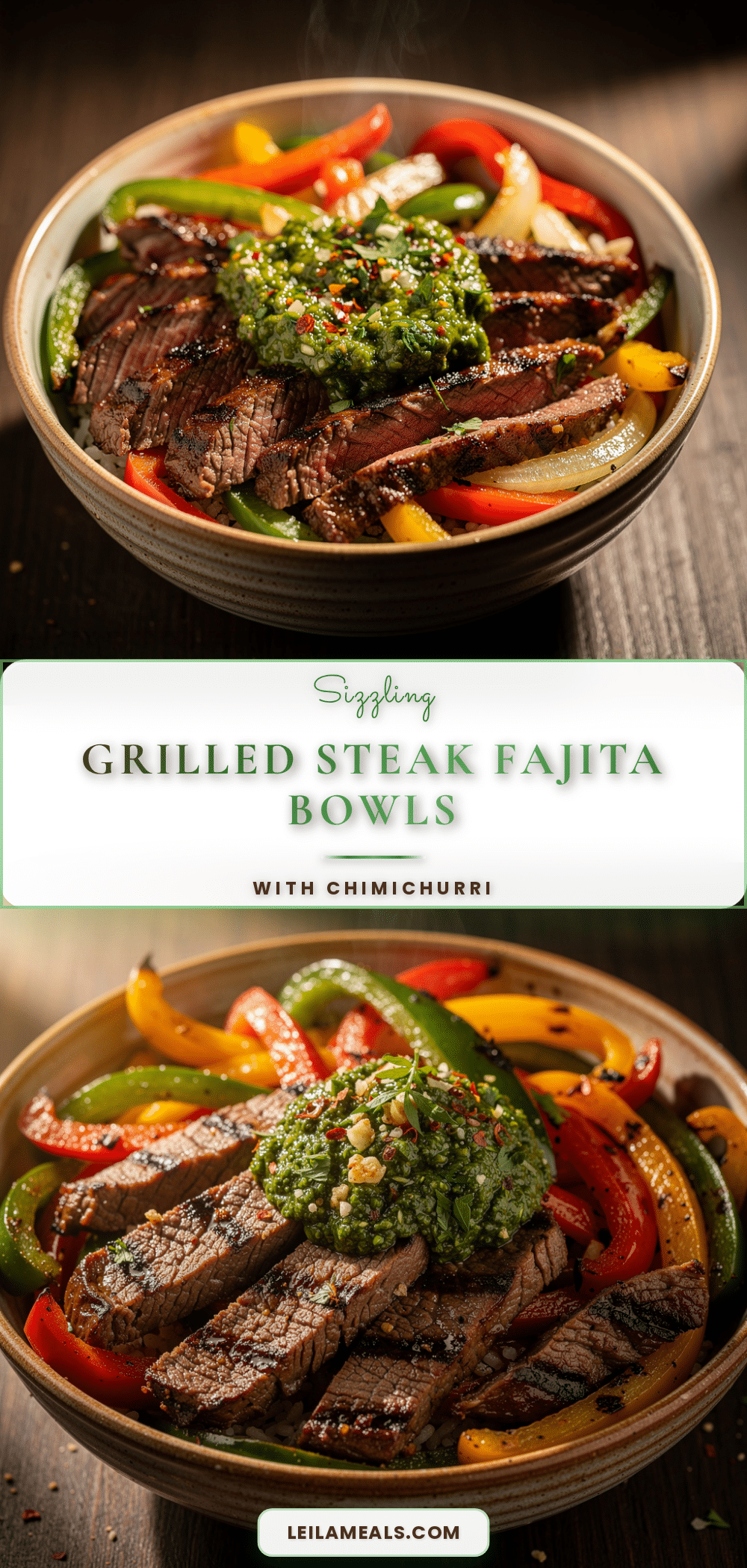 grilled steak fajita bowls recipe
