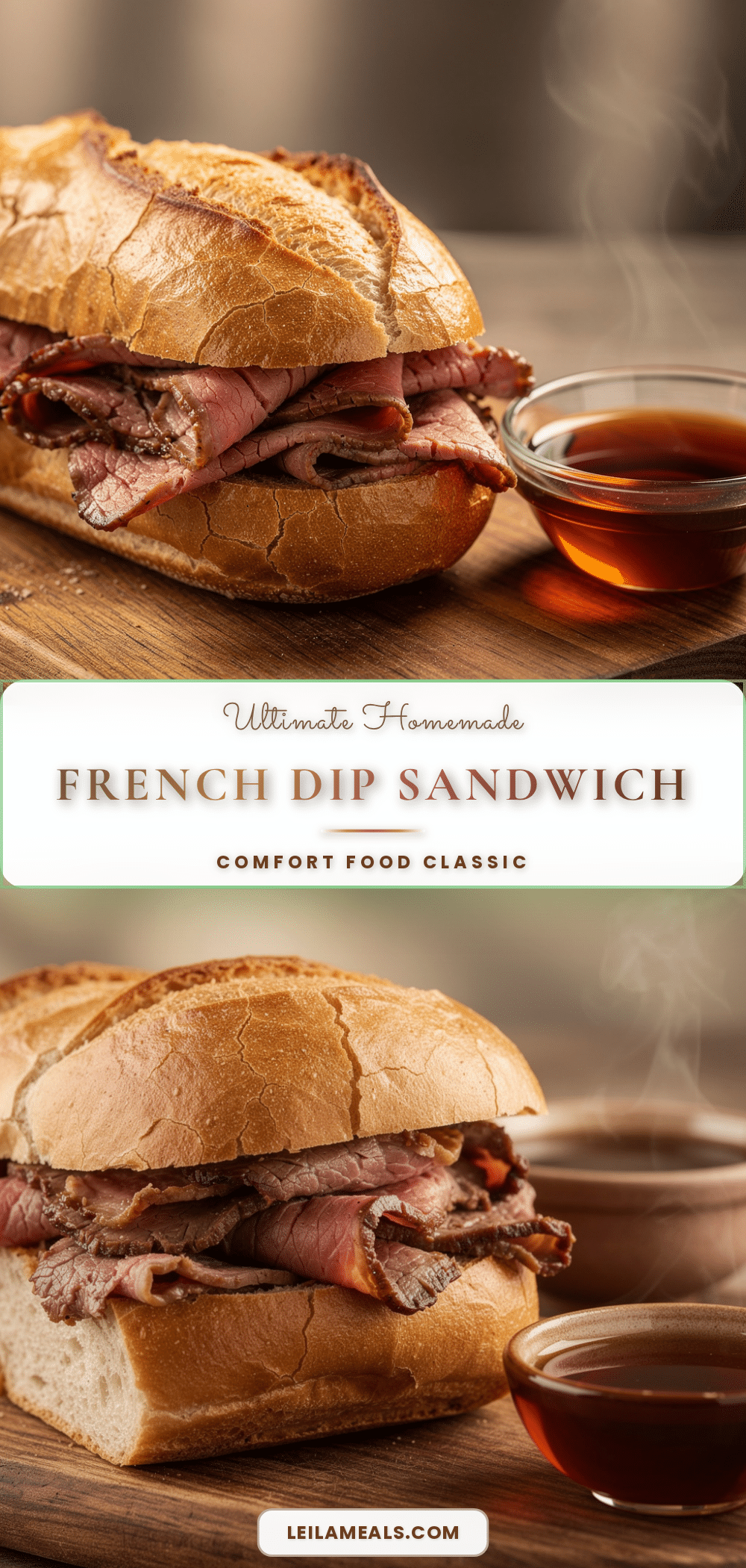 homemade french dip sandwich recipe