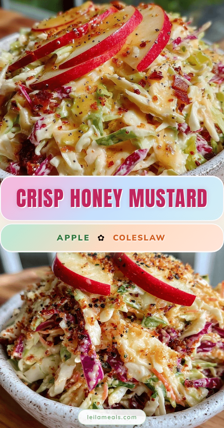 honey mustard coleslaw with apple recipe