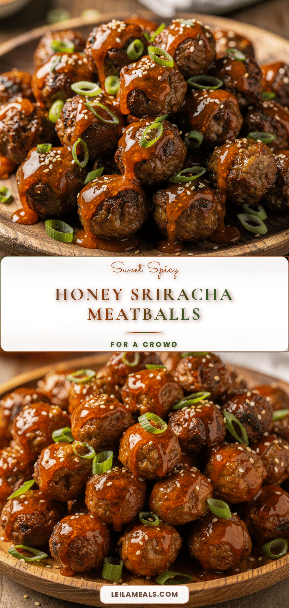 honey sriracha meatballs recipe