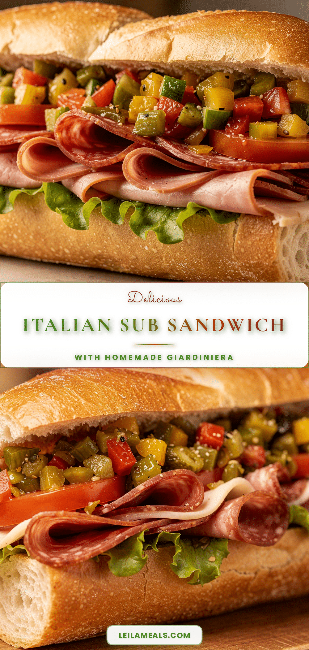 Italian sub sandwich recipe