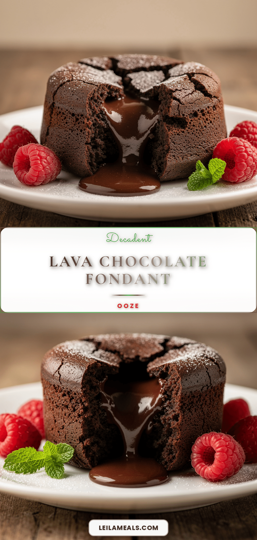 lava chocolate fondant recipe