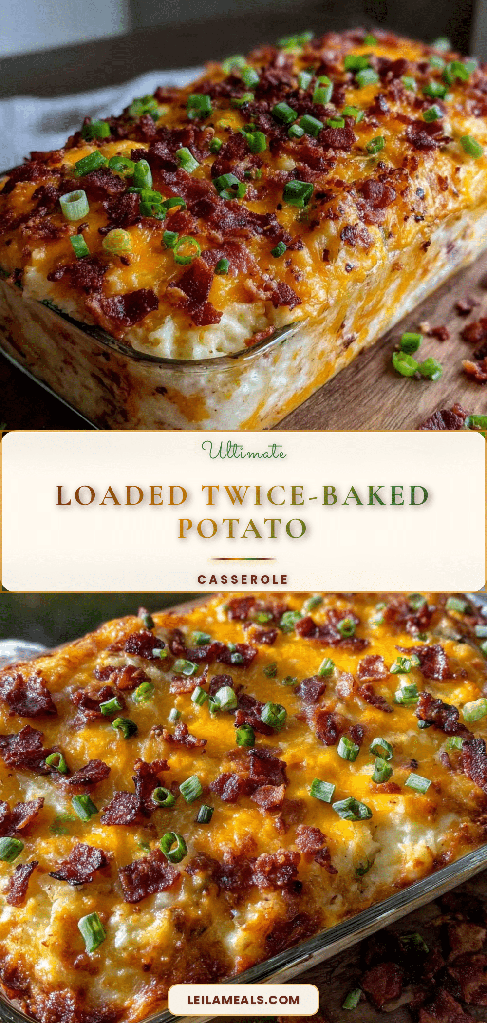 loaded twice-baked potato casserole recipe