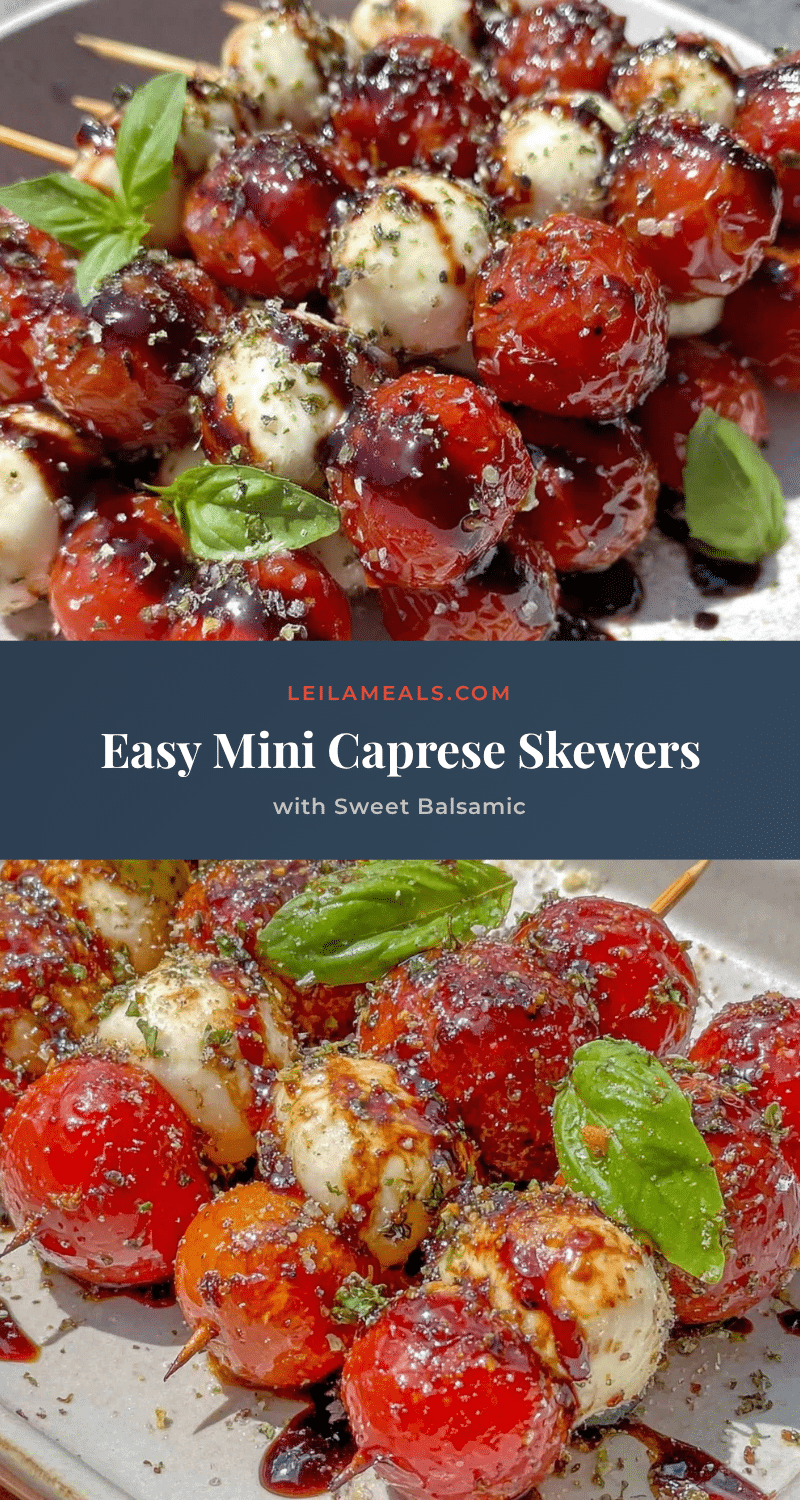 mini caprese skewers recipe