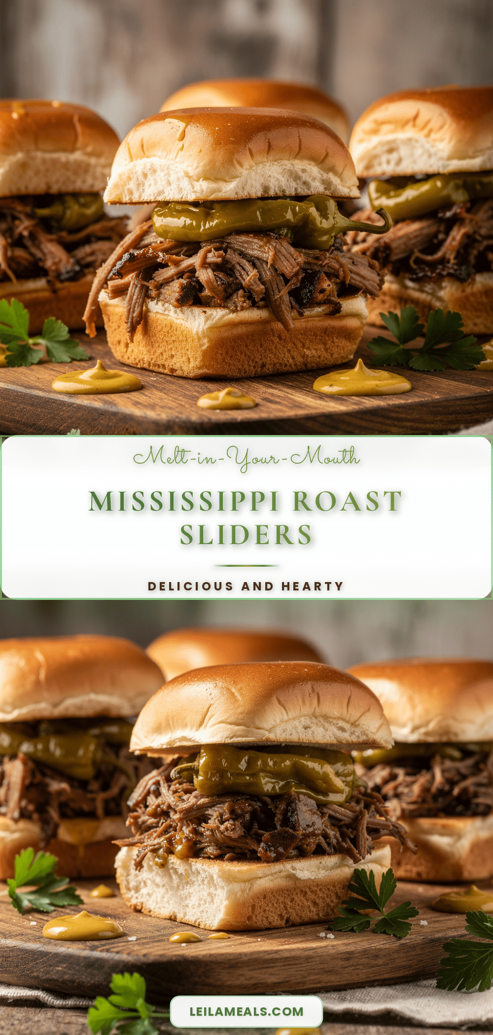 Mississippi Roast Sliders recipe