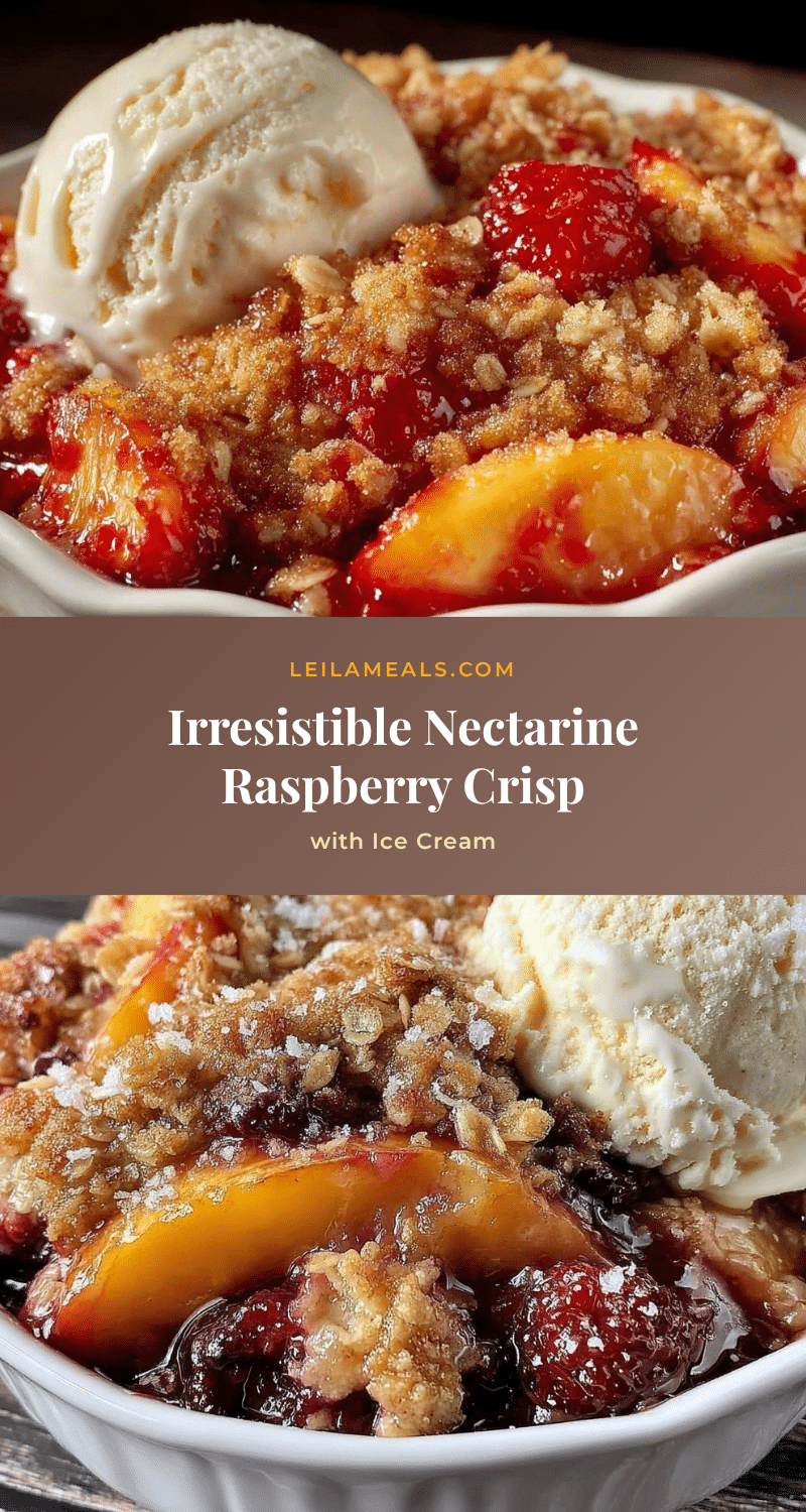 nectarine raspberry crisp recipe