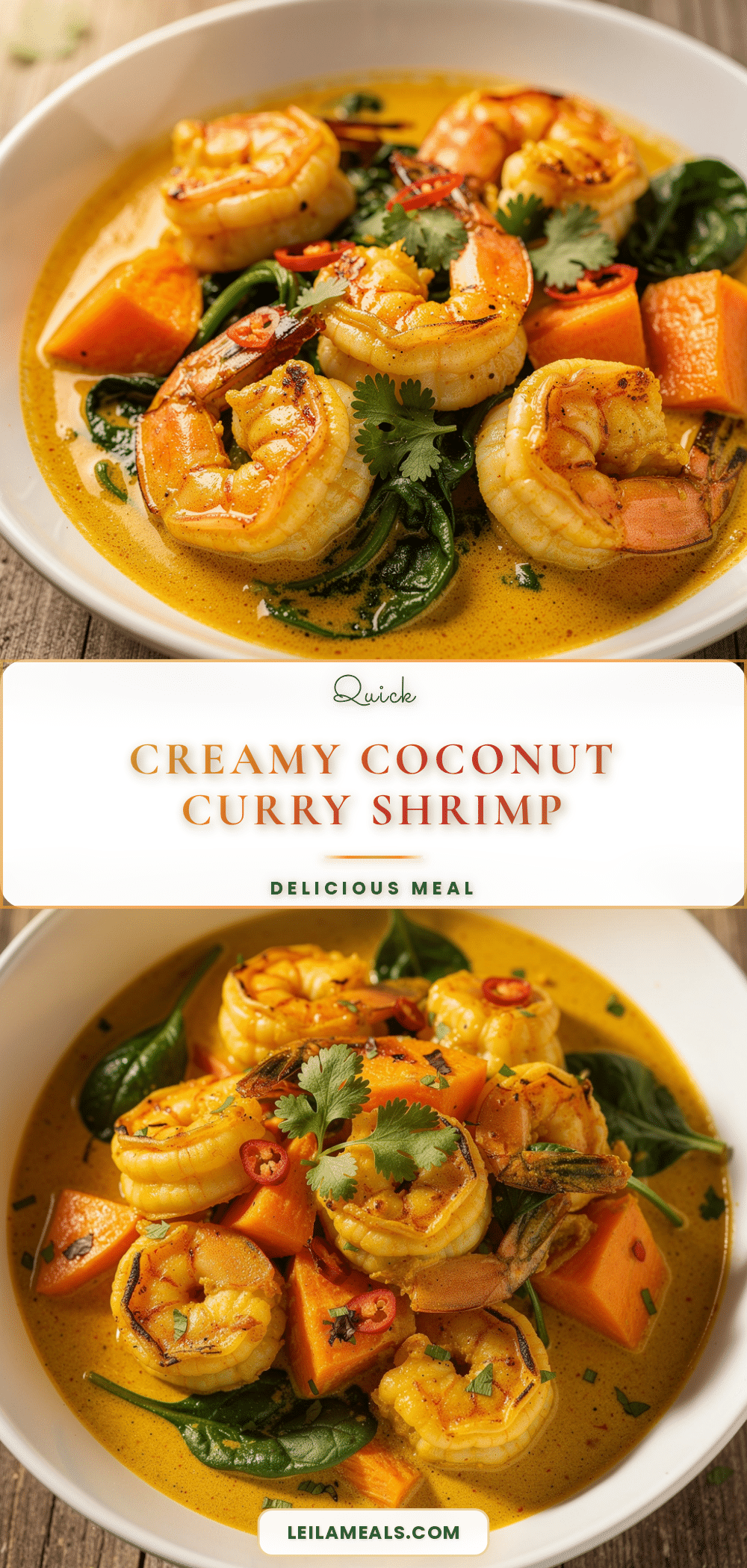 quick creamy coconut curry shrimp recipe