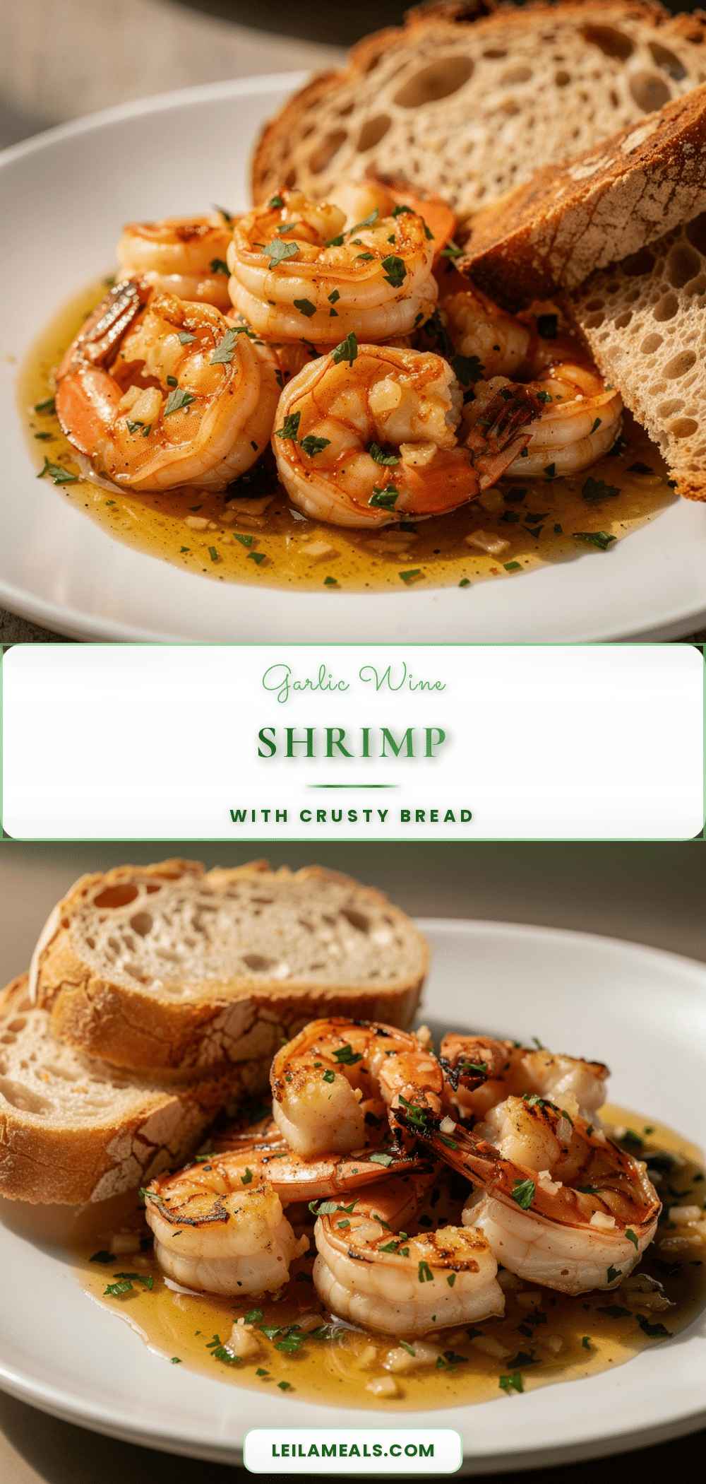 shrimp in garlic wine sauce recipe