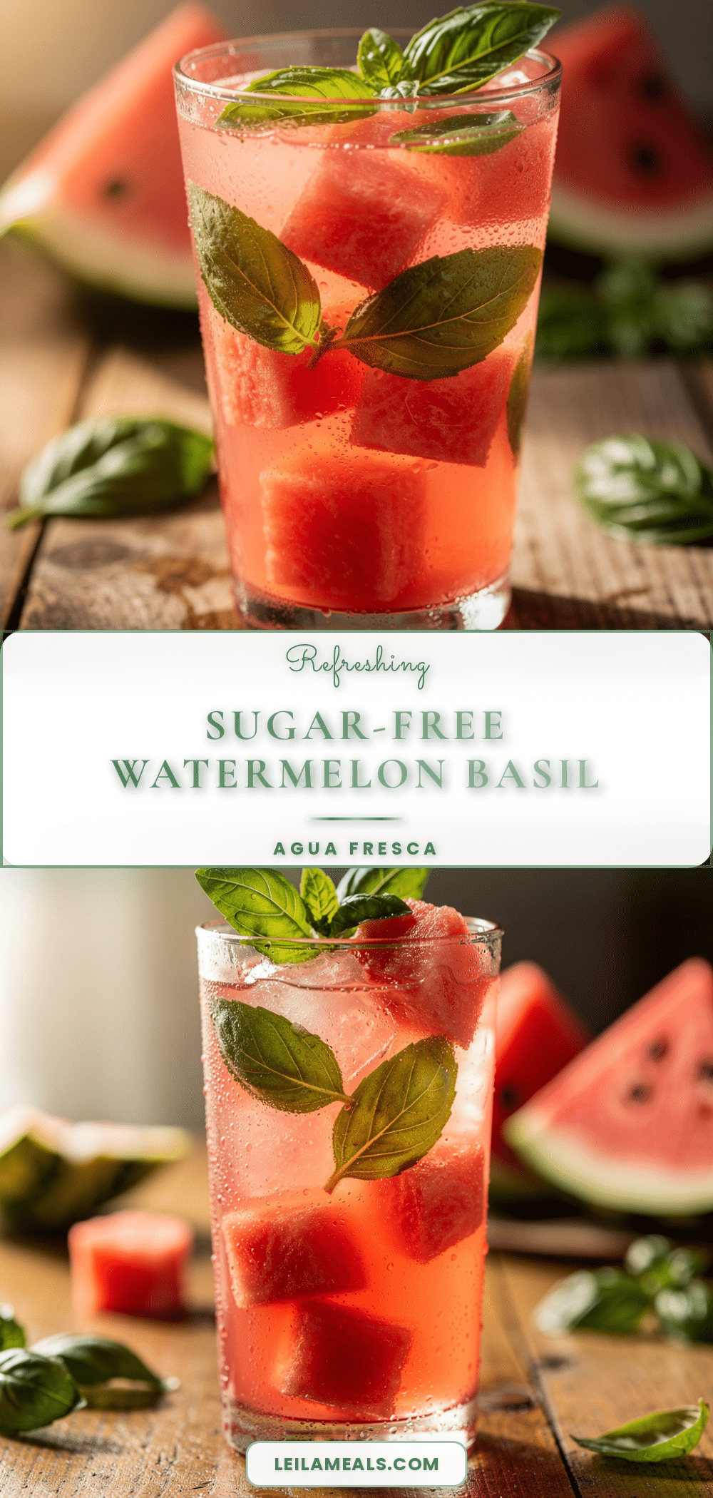 watermelon basil agua fresca recipe