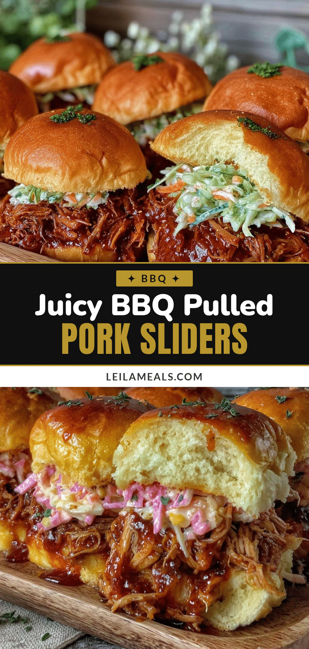 BBQ pulled pork sliders recipe