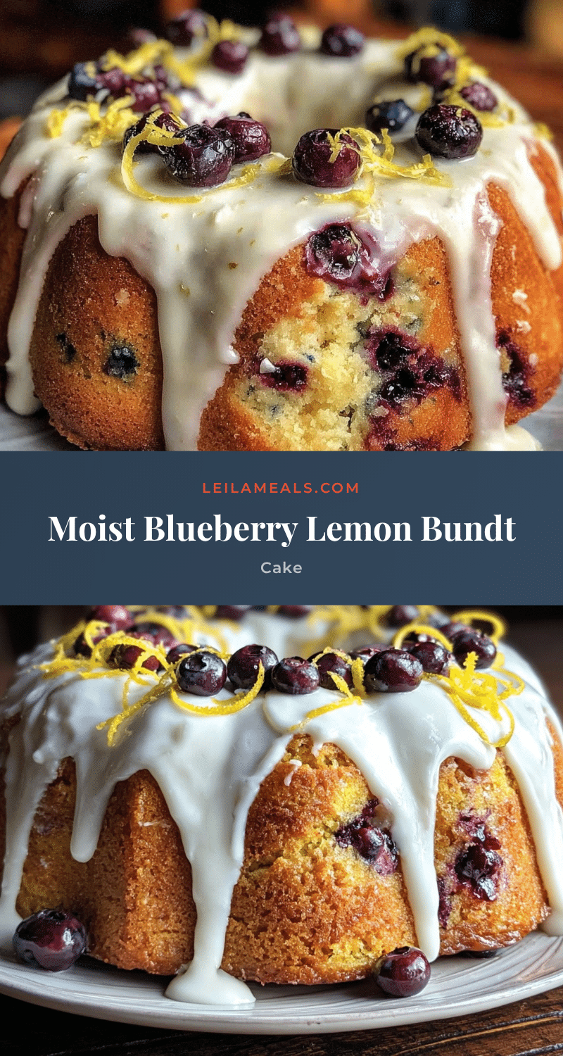 blueberry lemon bundt cake recipe