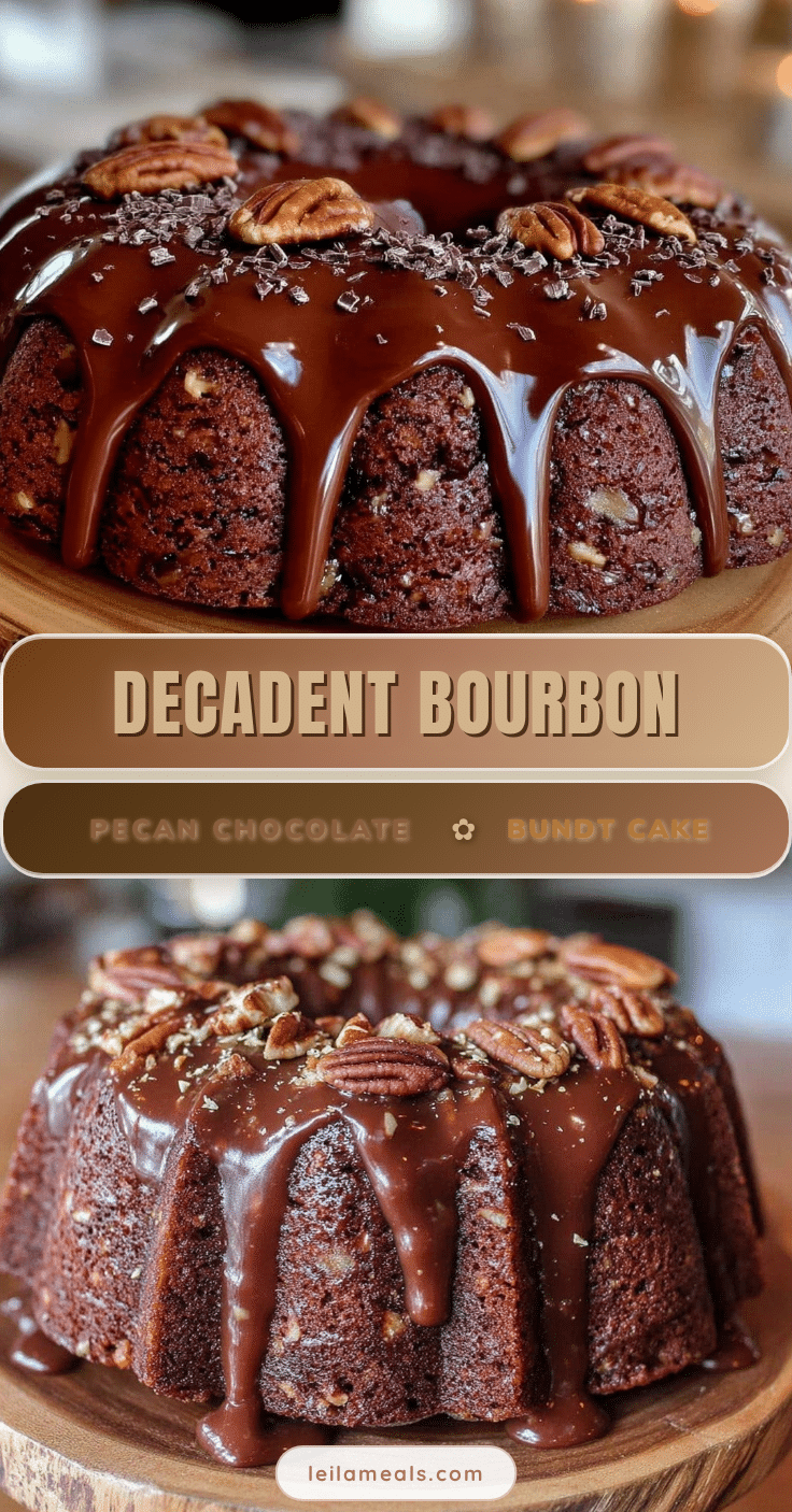 bourbon pecan chocolate bundt cake recipe