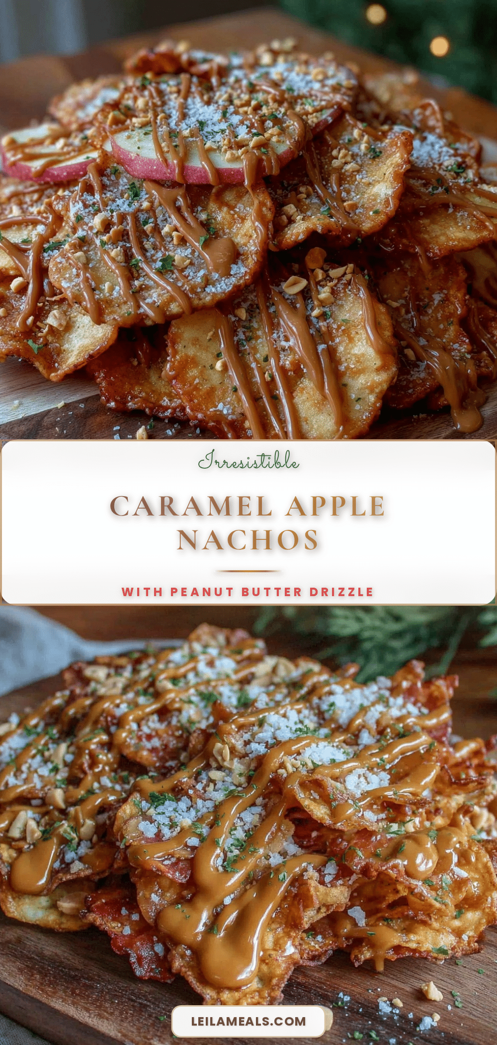 caramel apple nachos recipe