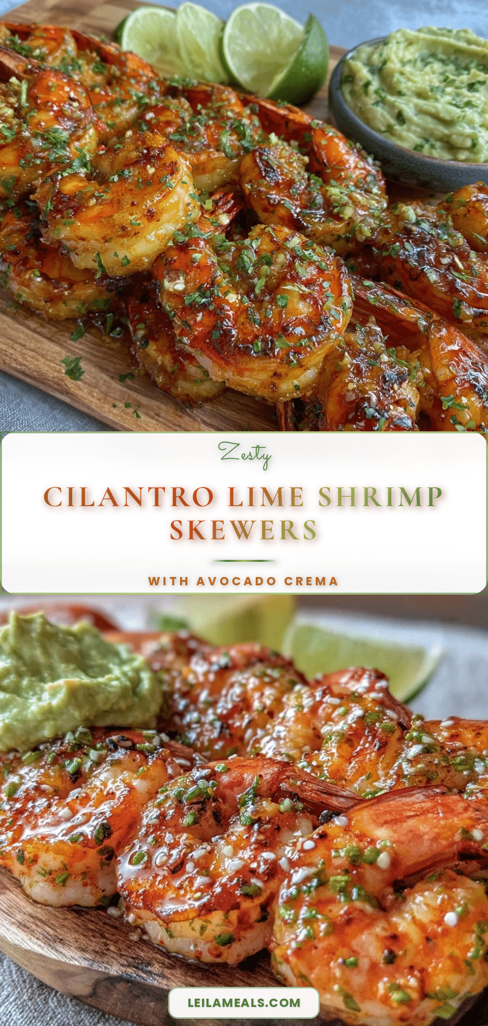 cilantro lime shrimp skewers recipe