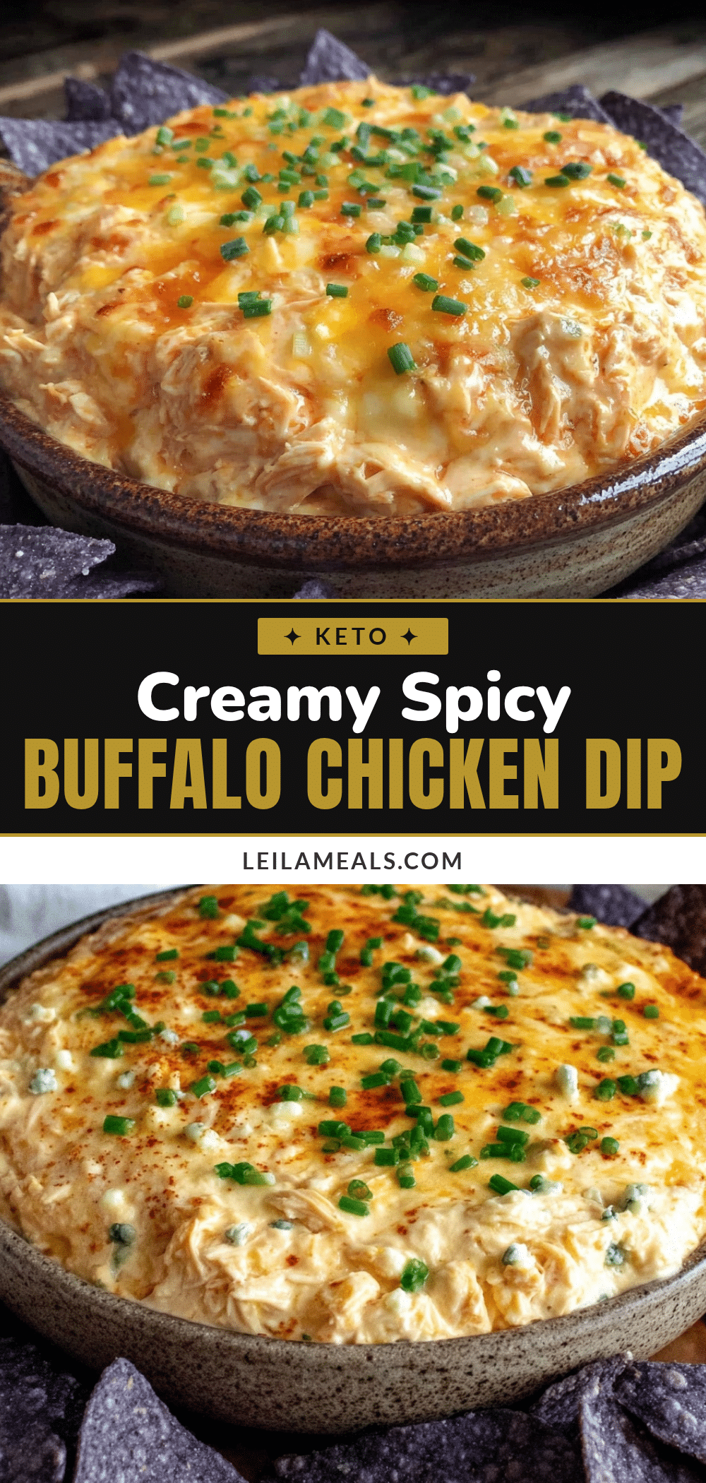 creamy buffalo chicken dip recipe