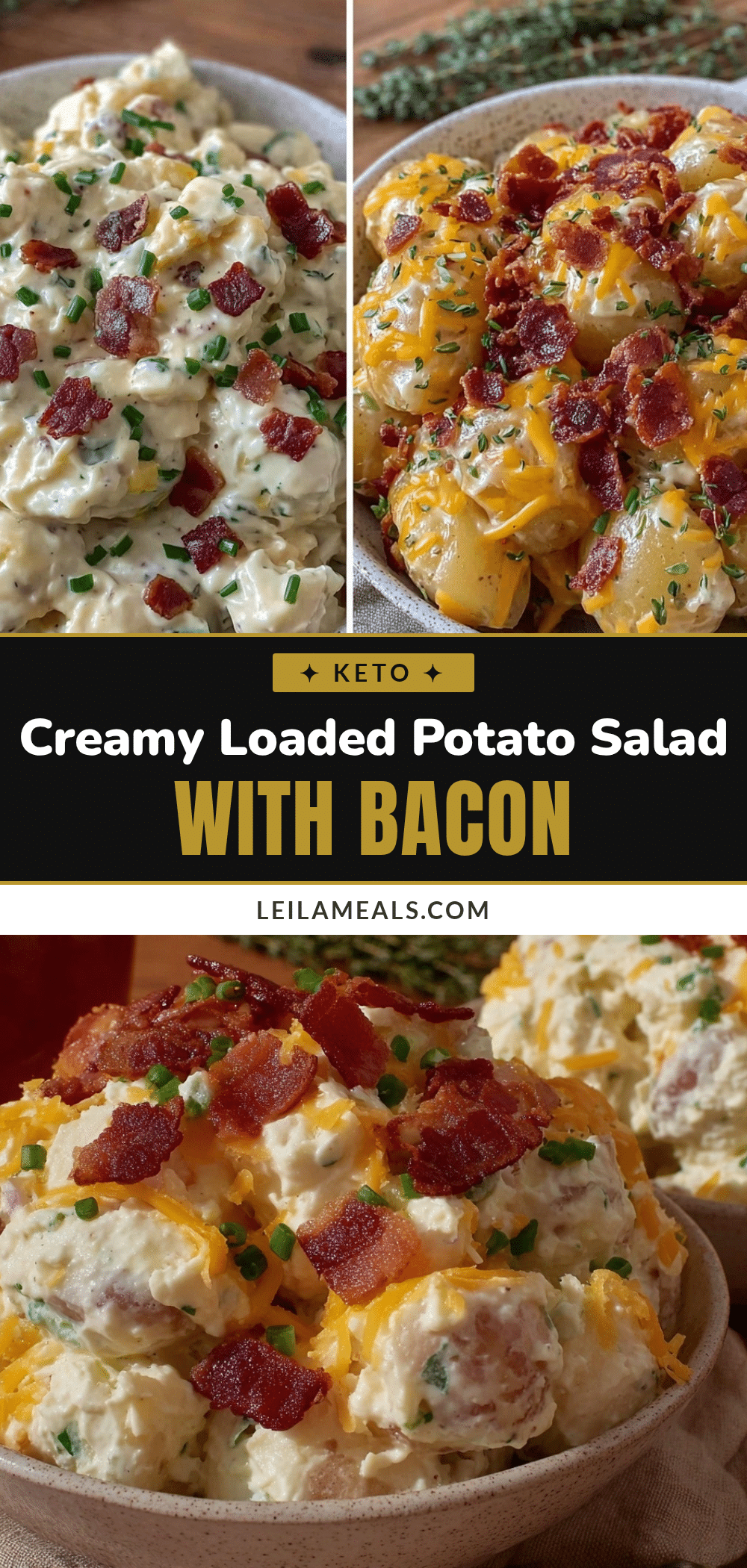 creamy loaded potato salad recipe