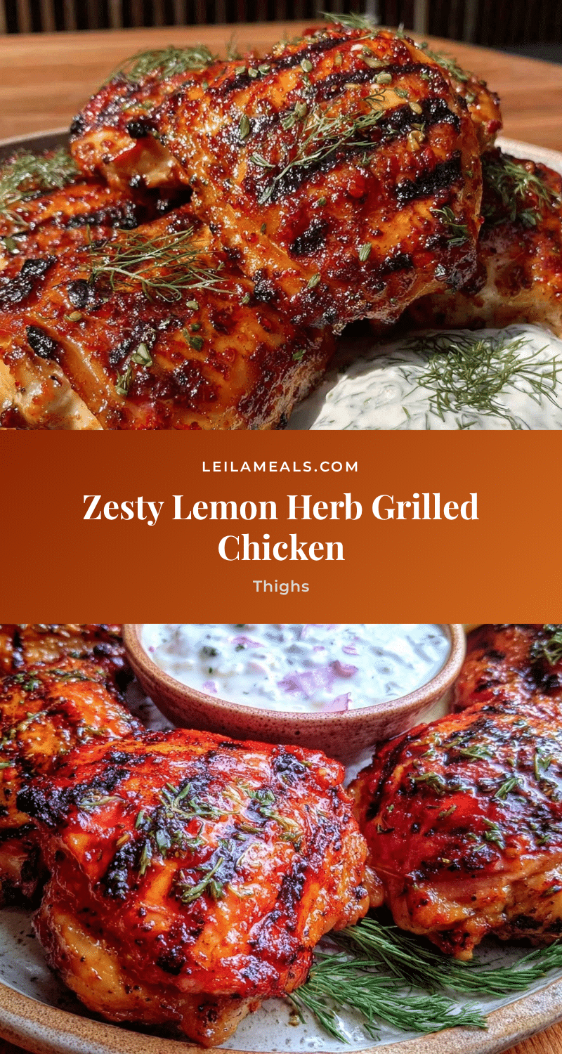 crispy lemon herb grilled chicken thighs recipe