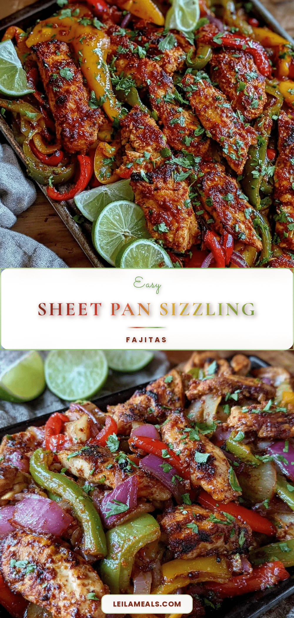easy sheet pan fajitas recipe