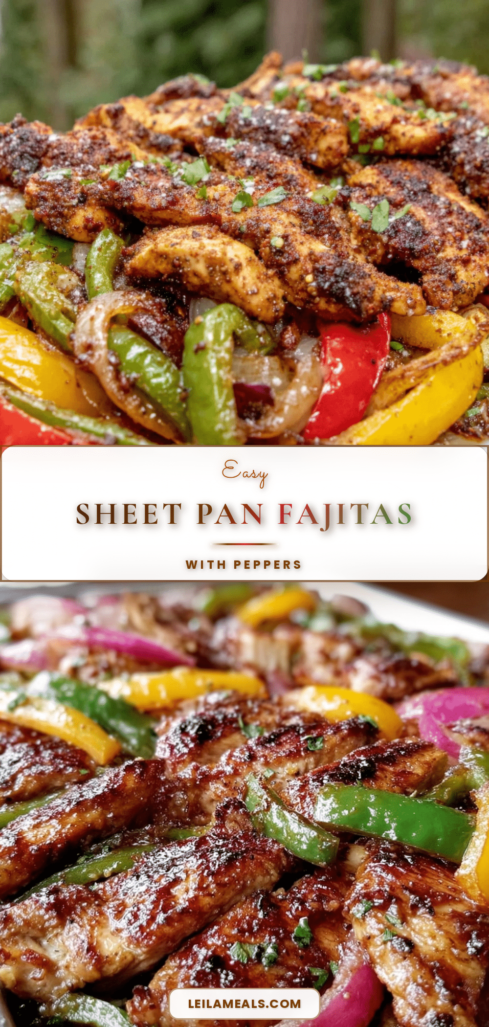 easy sheet pan fajitas recipe