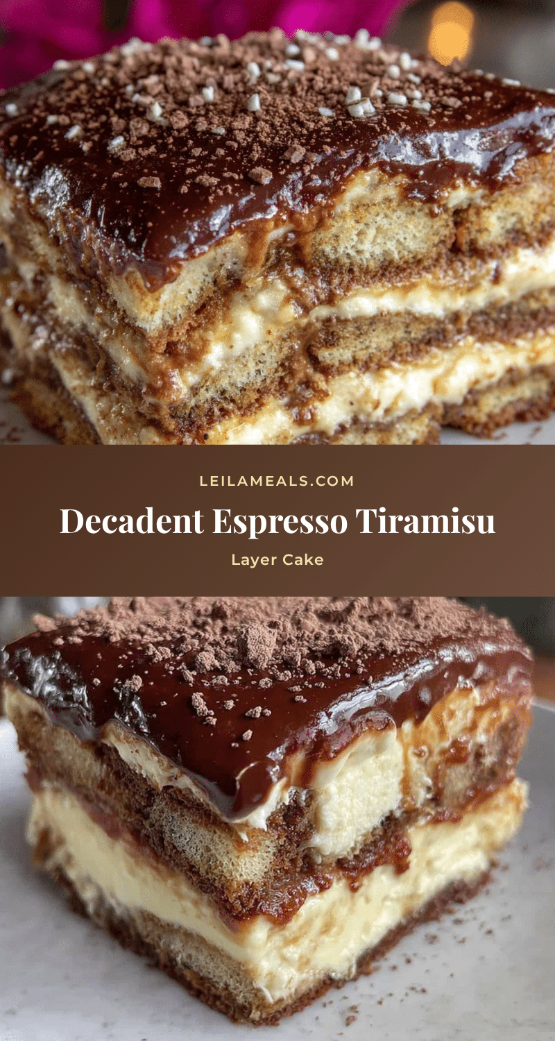 espresso tiramisu layer cake recipe