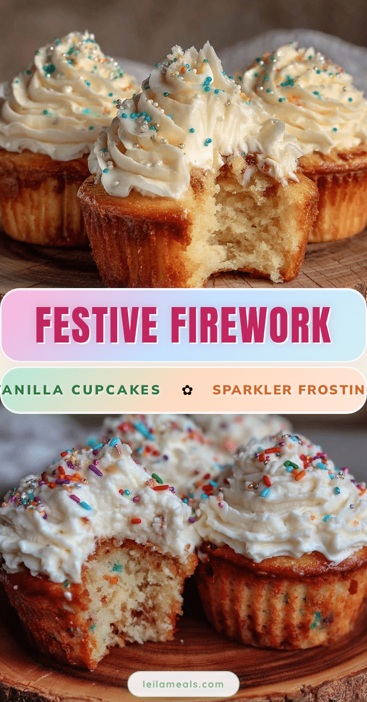 firework vanilla cupcakes recipe