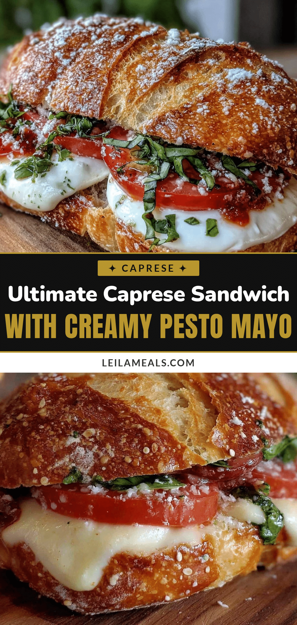 Fresh Caprese Sandwich recipe