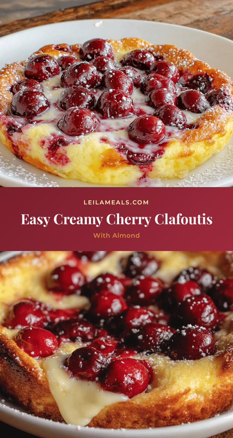 fresh cherry clafoutis recipe