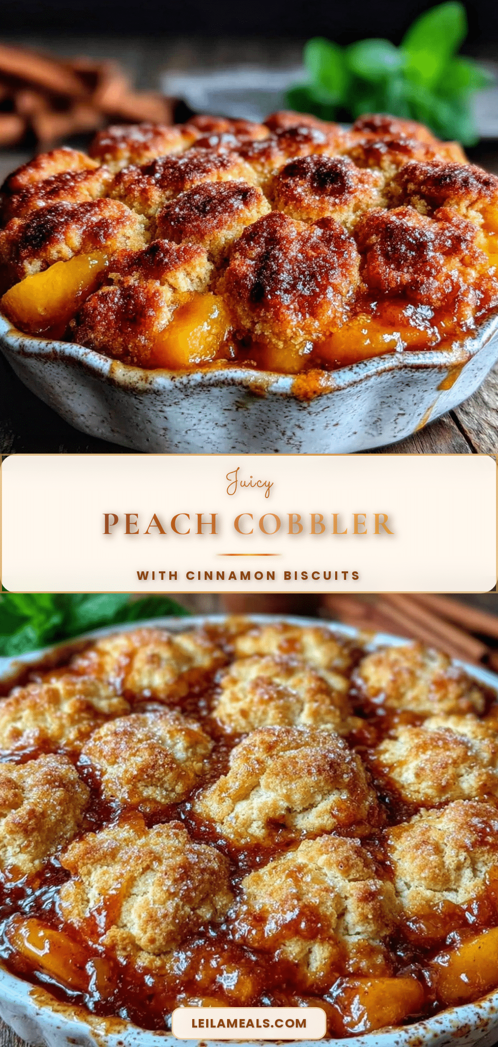 fresh peach cobbler recipe