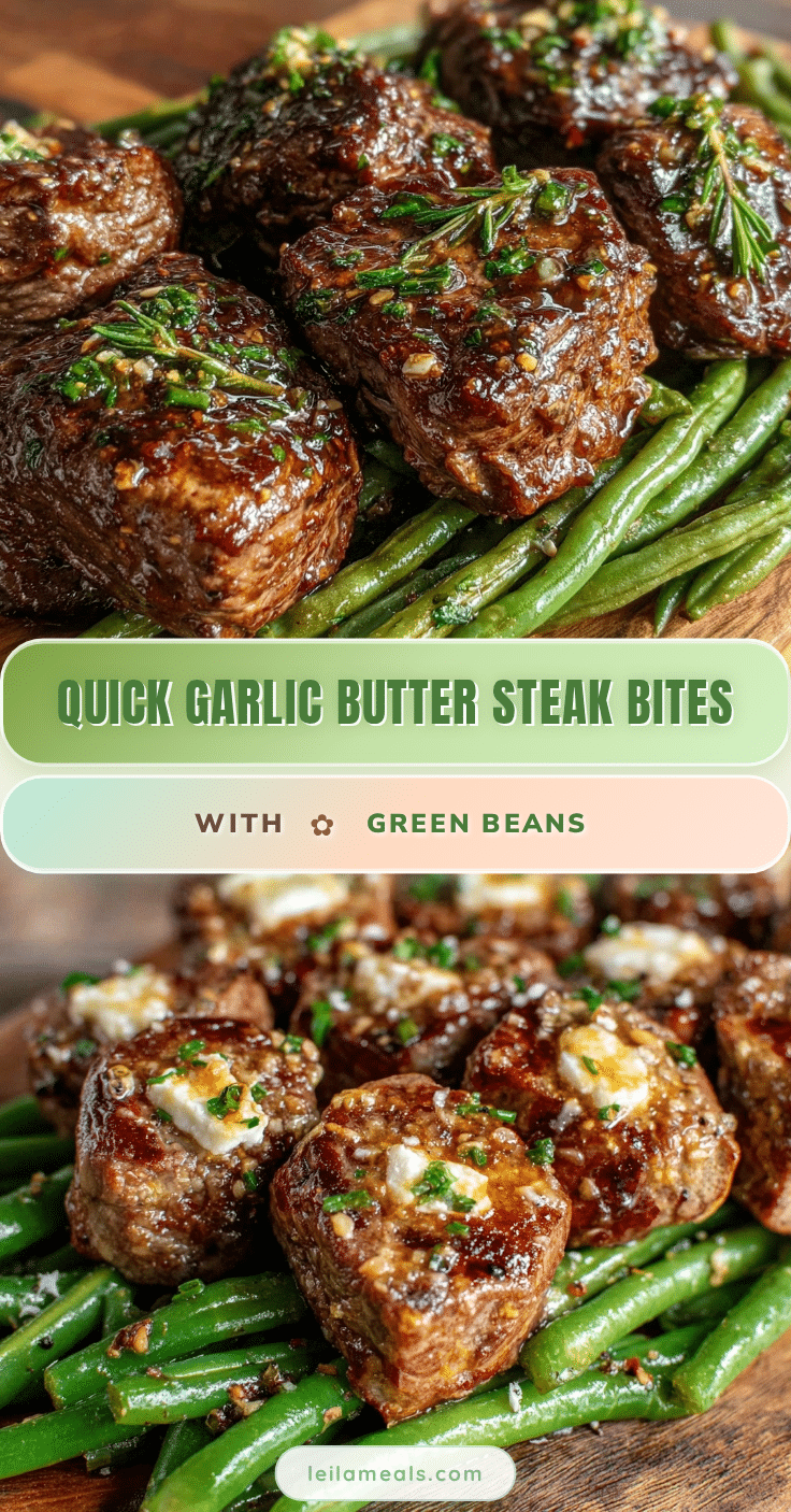 garlic butter steak bites recipe