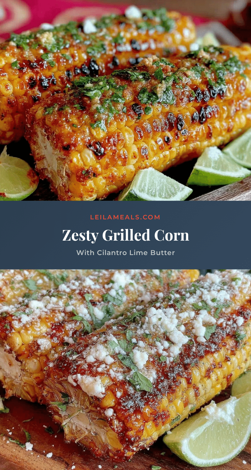 grilled corn on the cob with cilantro lime butter recipe