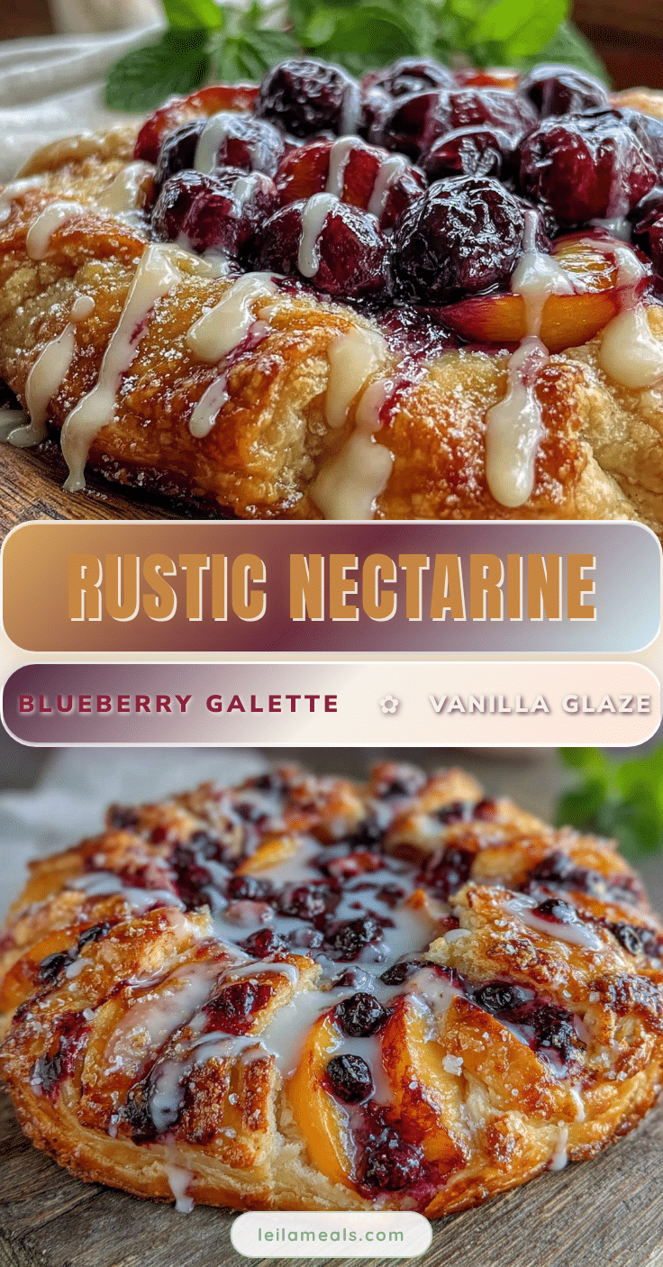 nectarine blueberry galette recipe