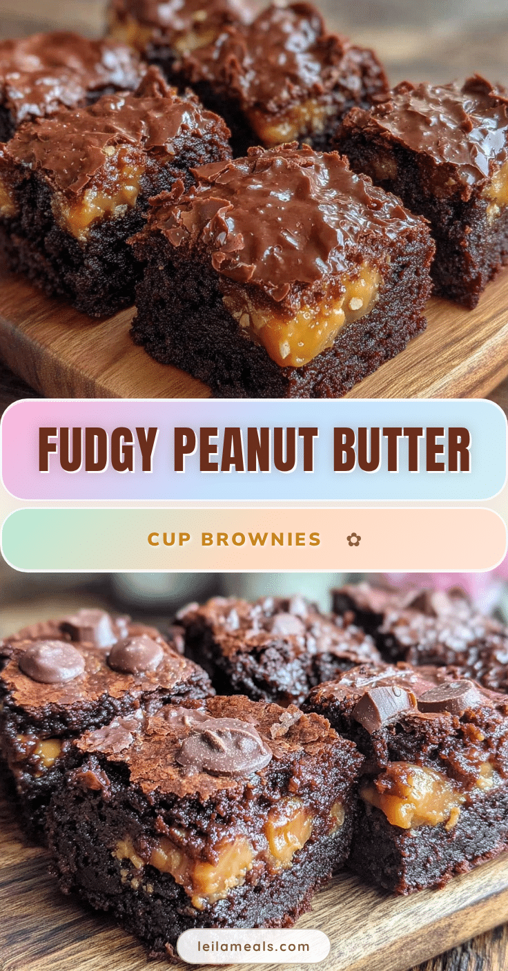 peanut butter cup brownies recipe