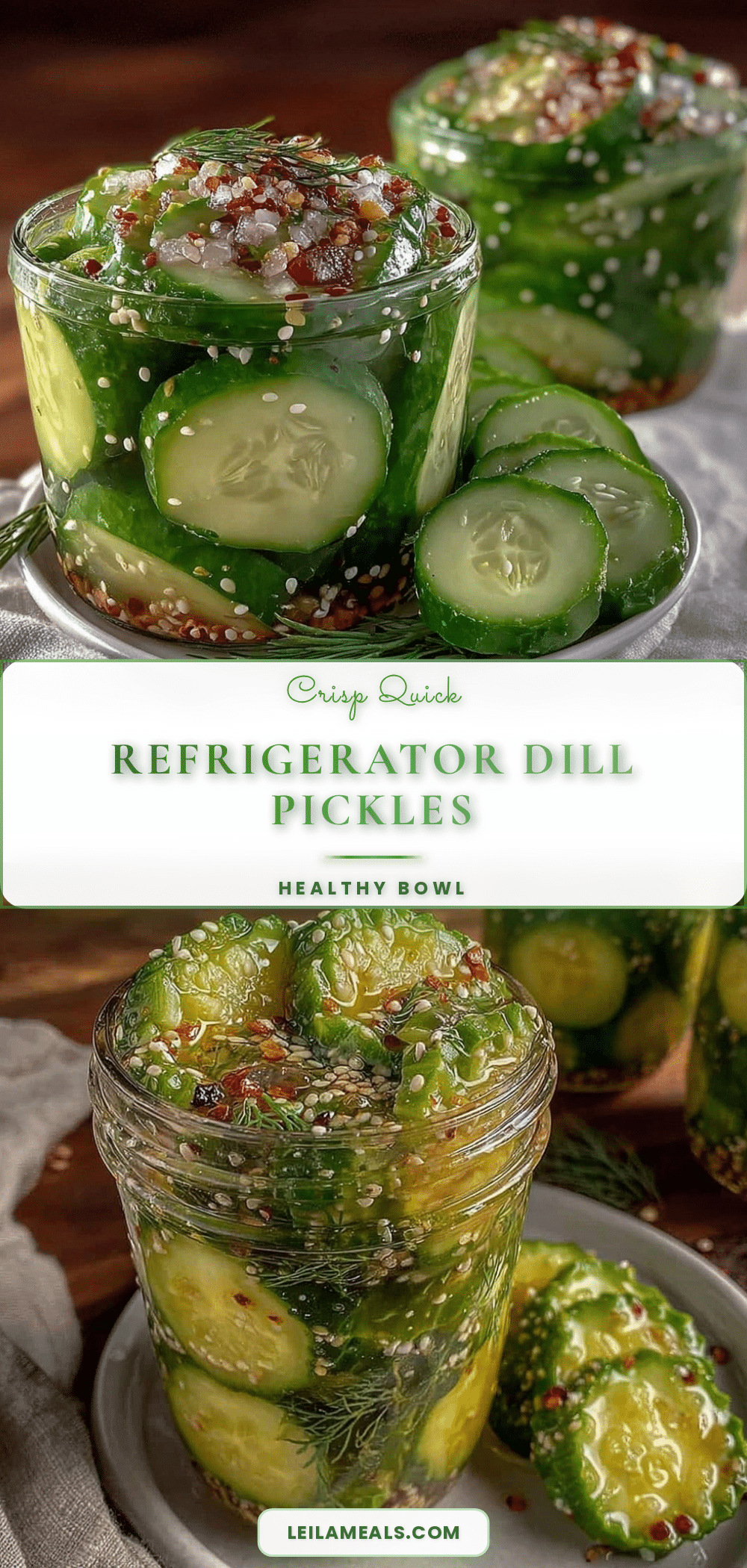 quick crisp refrigerator dill pickles recipe