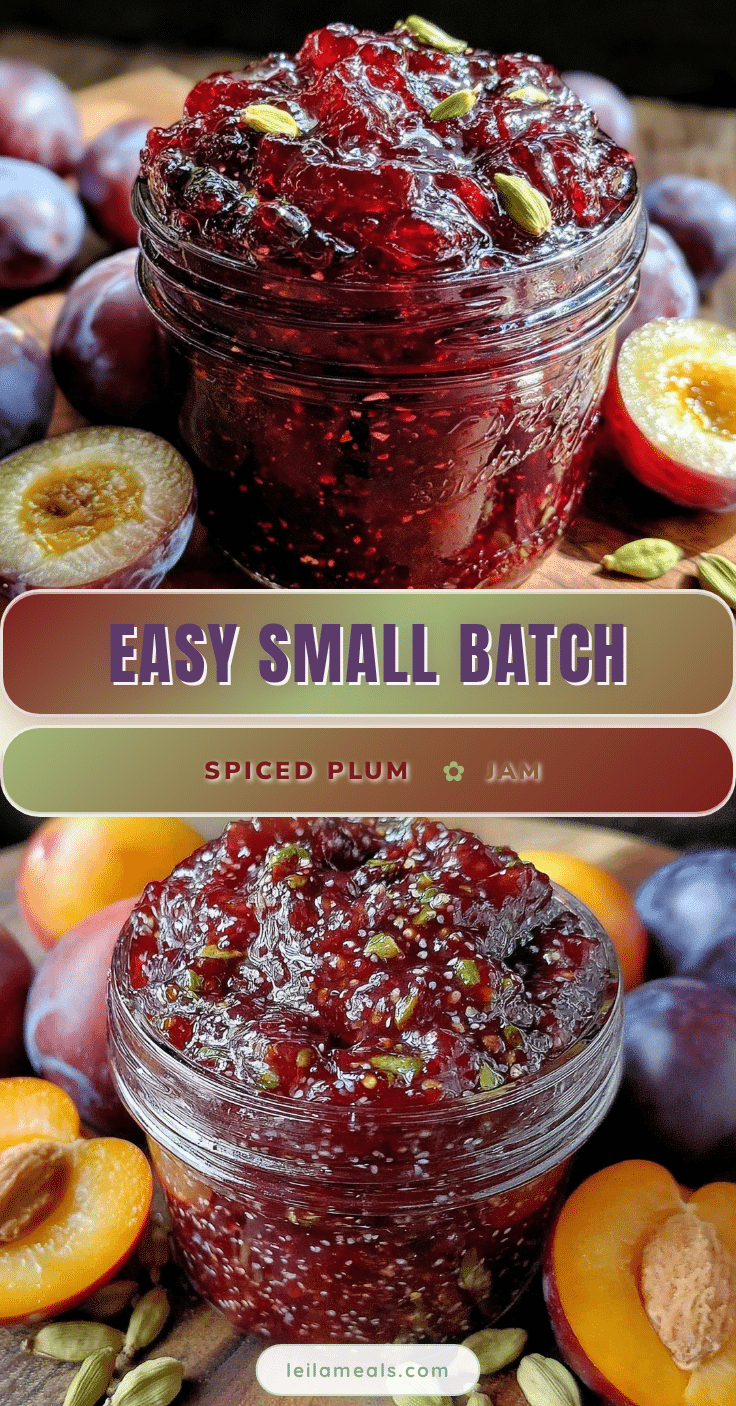 small batch plum jam recipe