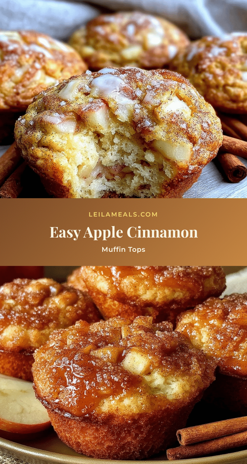 apple cinnamon muffin tops recipe