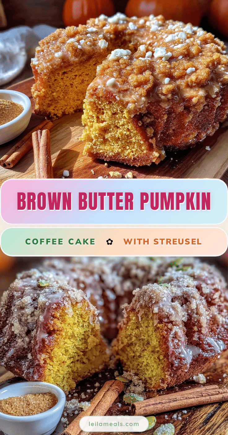 brown butter pumpkin coffee cake recipe