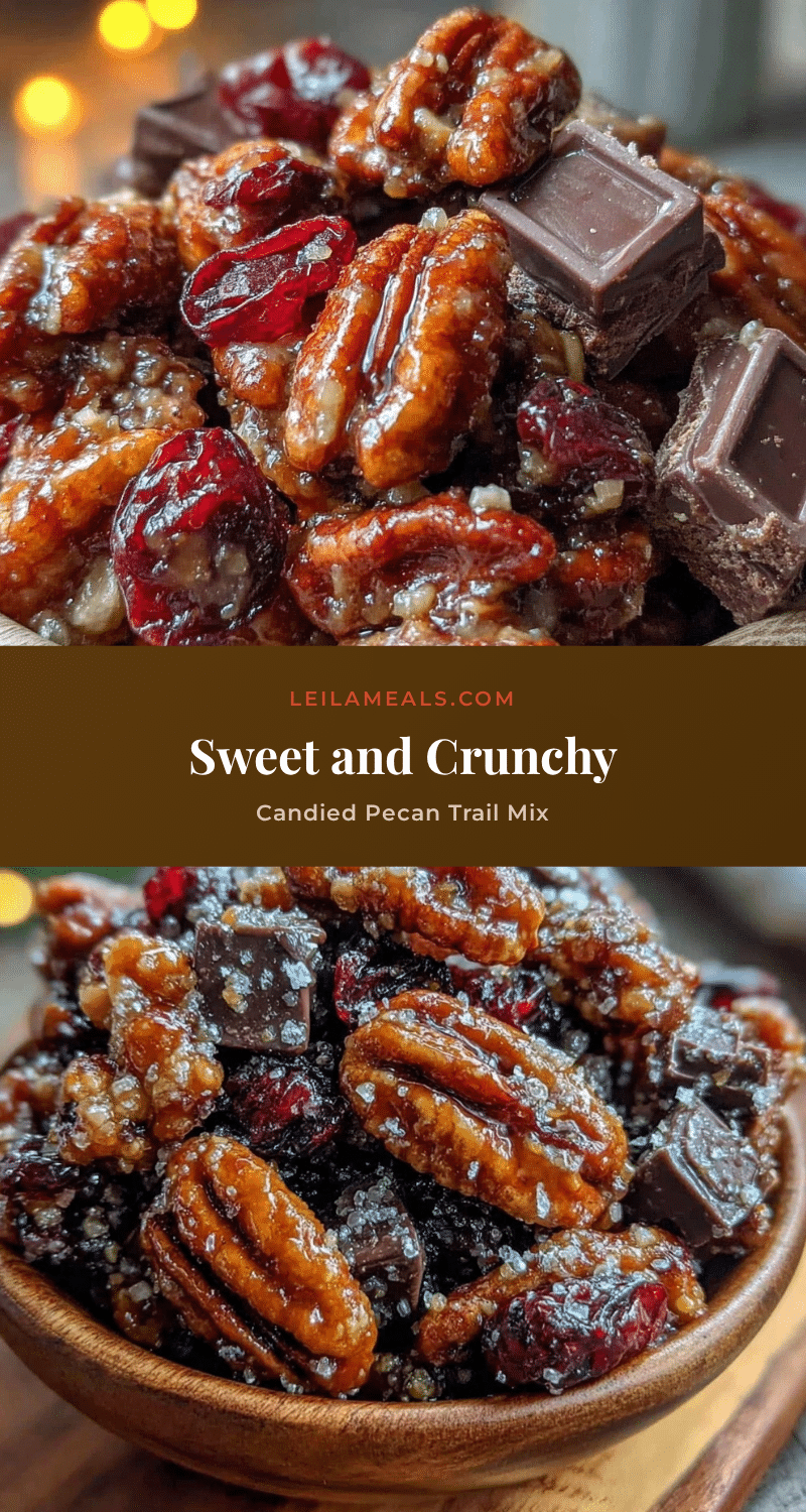 candied pecan cranberry trail mix recipe