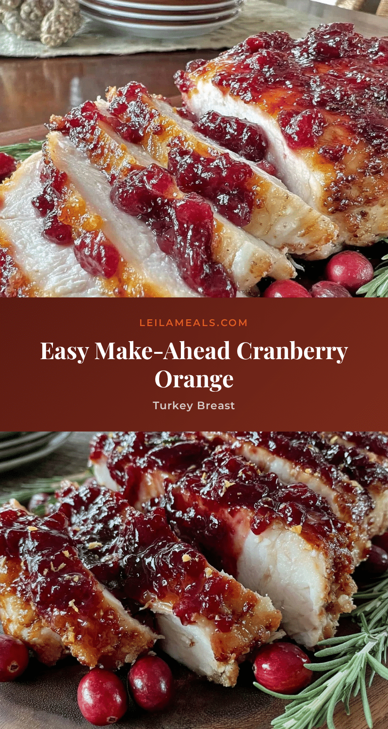 cranberry orange glazed turkey breast recipe