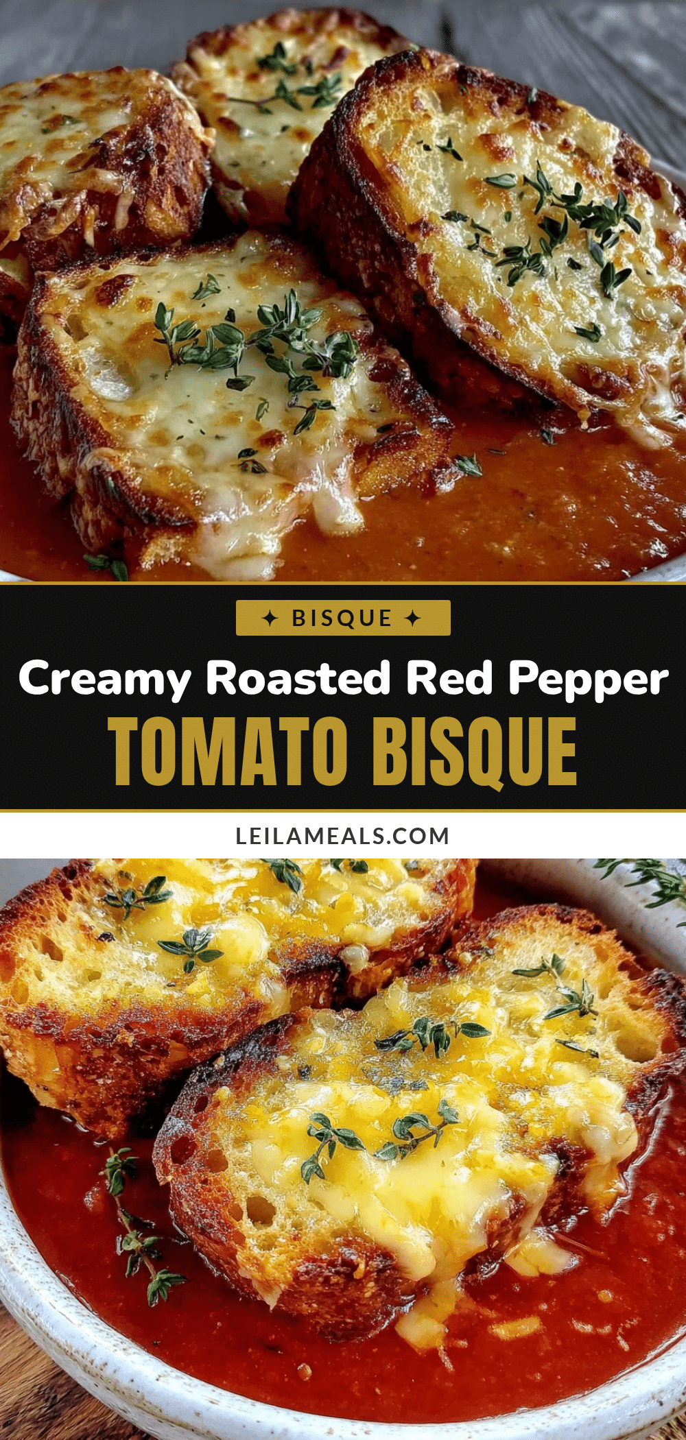 creamy roasted red pepper tomato bisque recipe